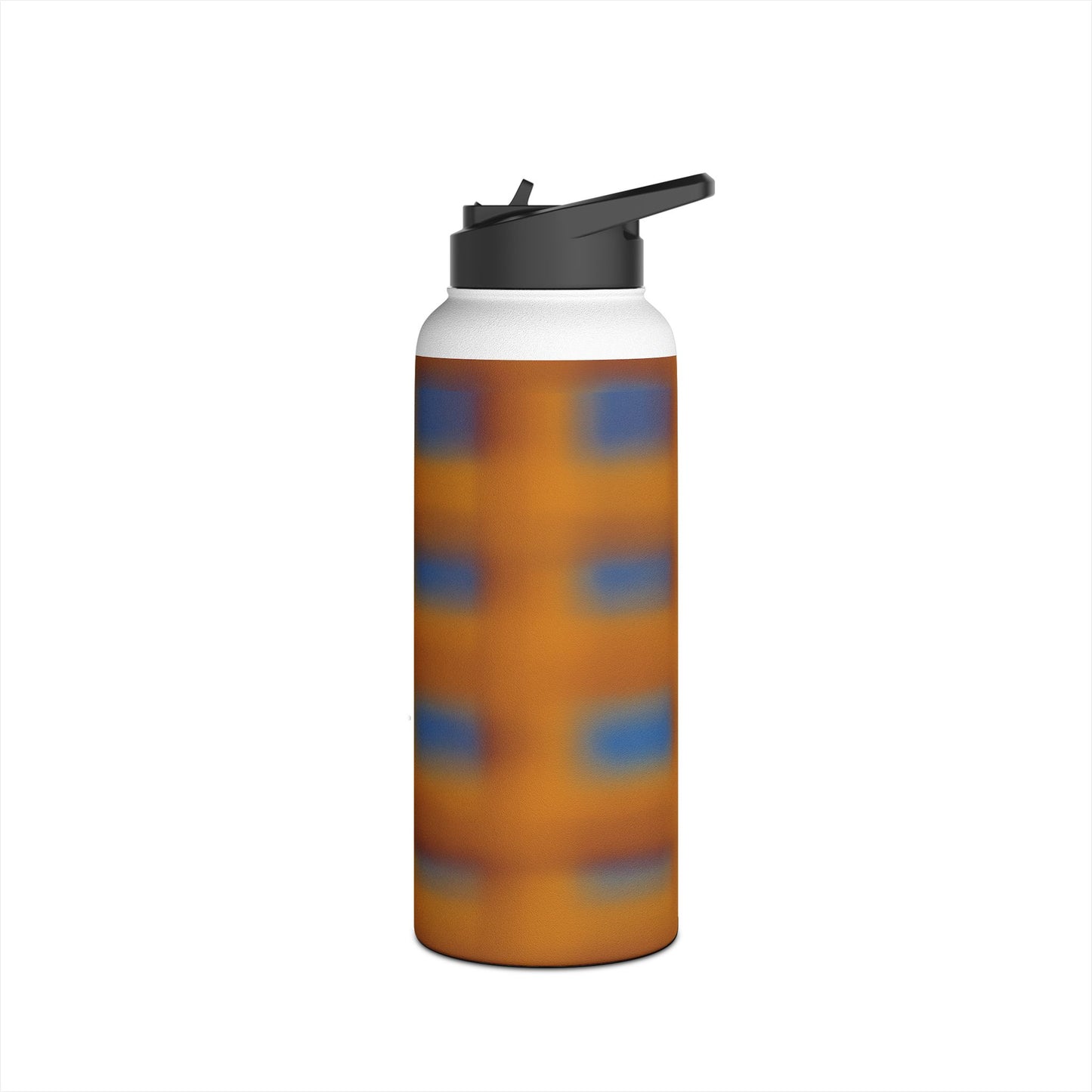 Amber Stripe Stainless Steel Water Bottle