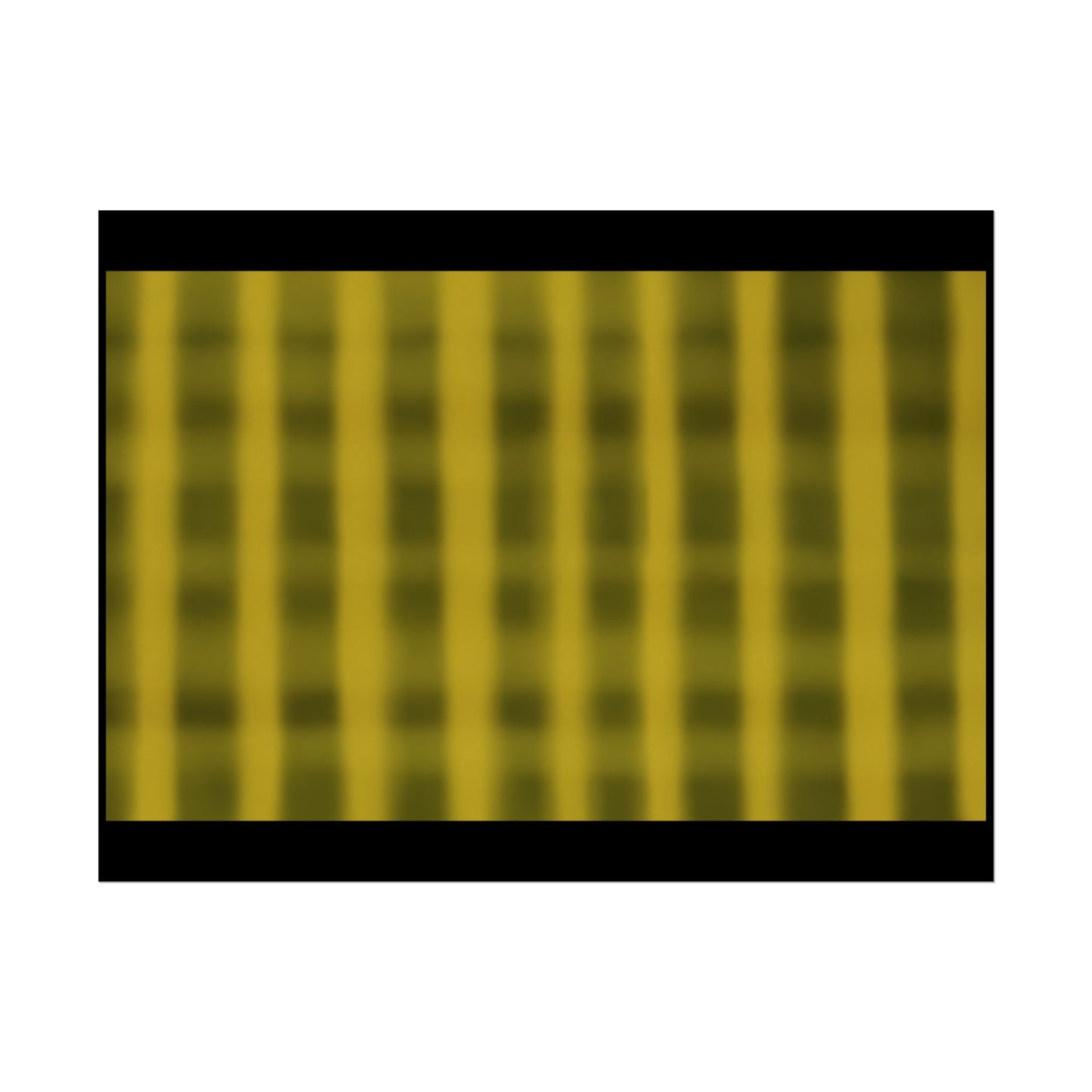 Abstract Yellow Grid Poster — Modern Geometric Wall Art