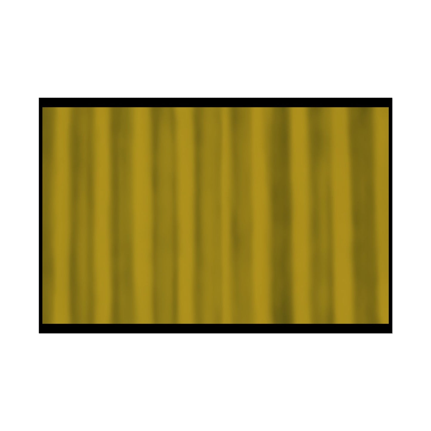 Gold Curtain Rolled Poster — Theater Stage Wall Art