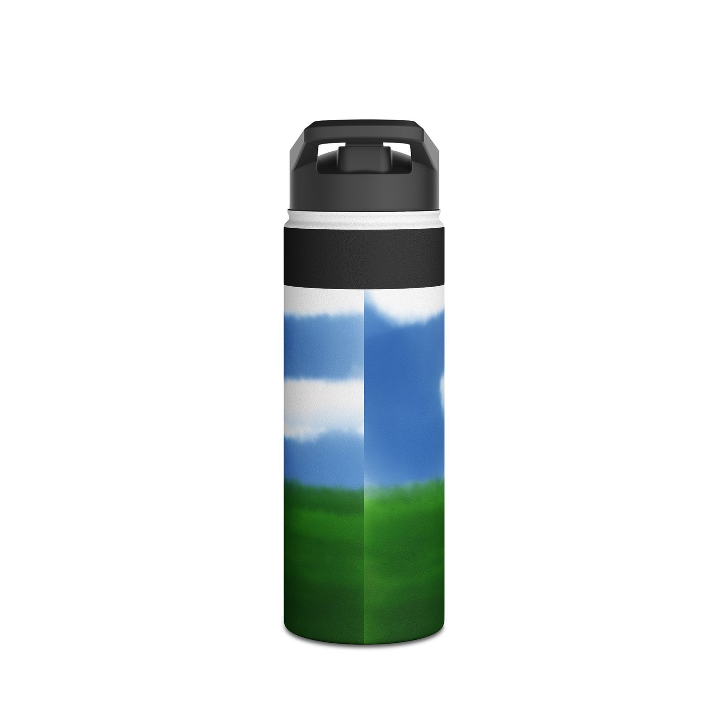 Nature-Inspired Stainless Steel Water Bottle, Eco-Friendly Drinkware, Outdoor Adventure, Gym Hydration, Personalized Gifts, Travel Companion