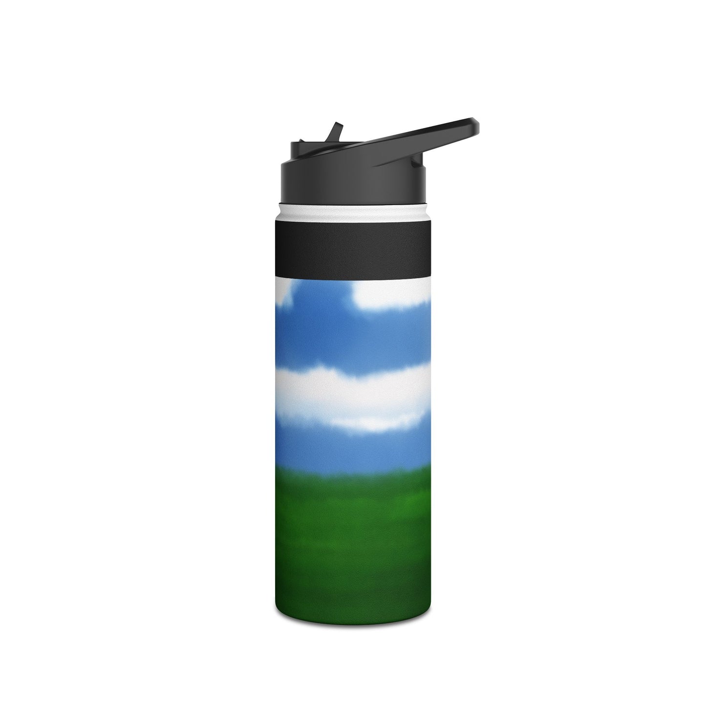 Nature-Inspired Stainless Steel Water Bottle, Eco-Friendly Drinkware, Outdoor Adventure, Gym Hydration, Personalized Gifts, Travel Companion