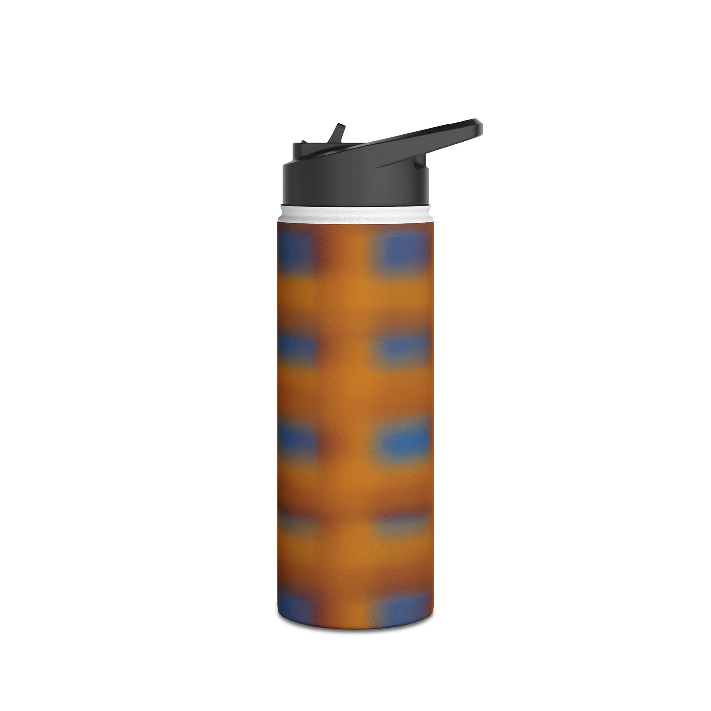 Amber Stripe Stainless Steel Water Bottle