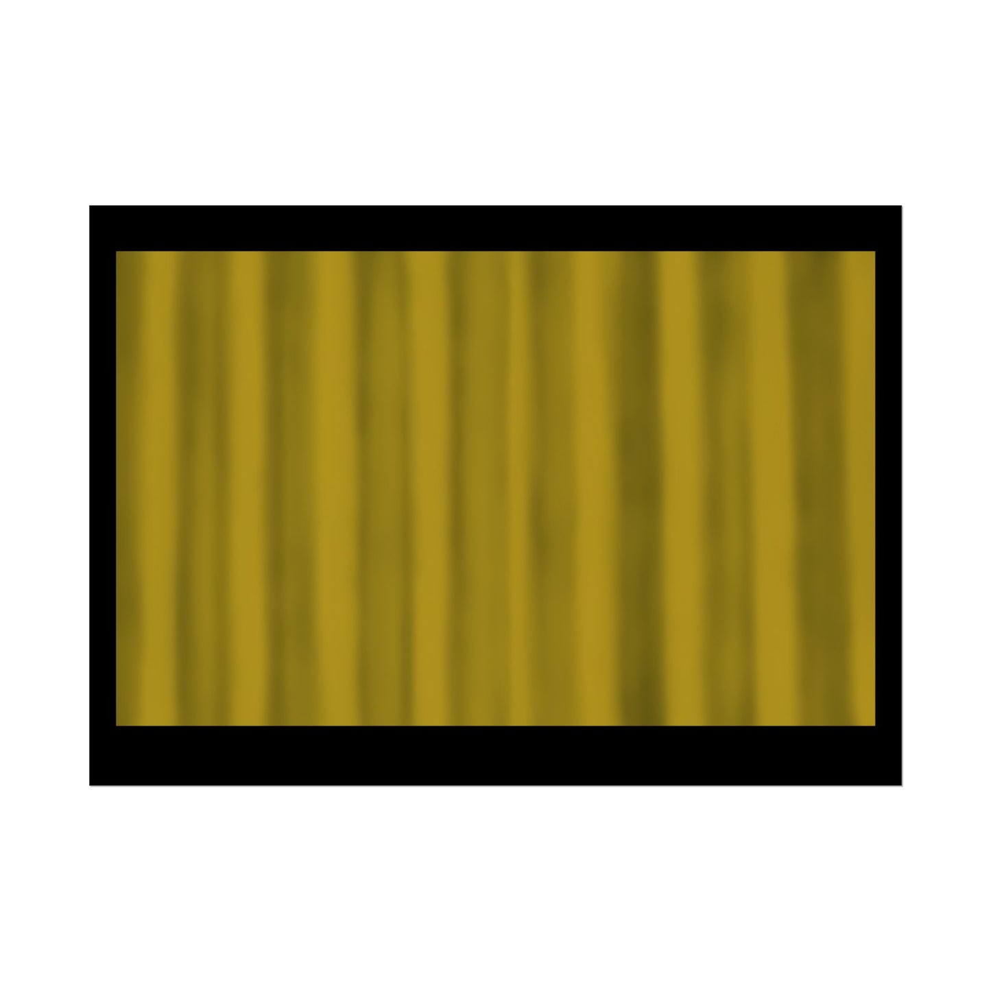 Gold Curtain Rolled Poster — Theater Stage Wall Art