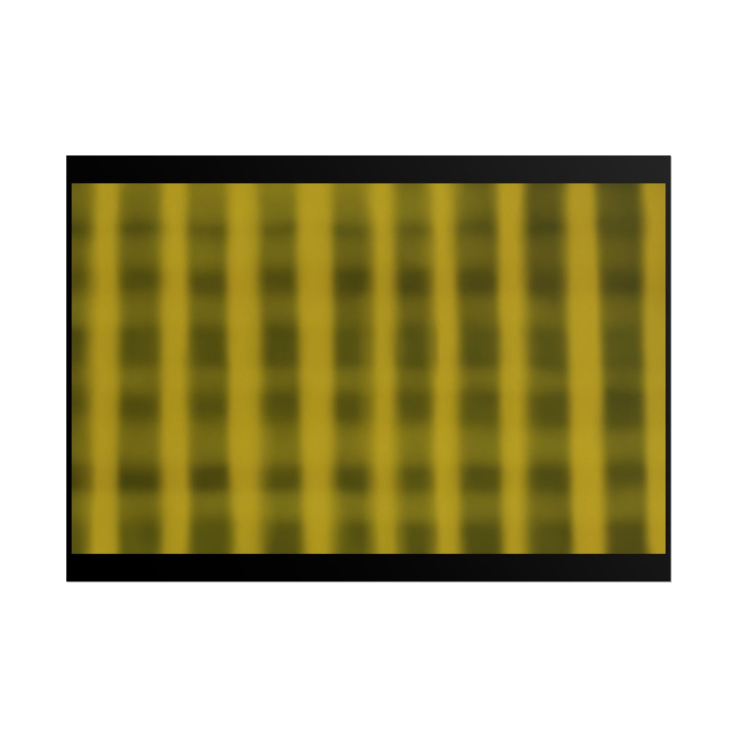 Abstract Yellow Grid Poster — Modern Geometric Wall Art