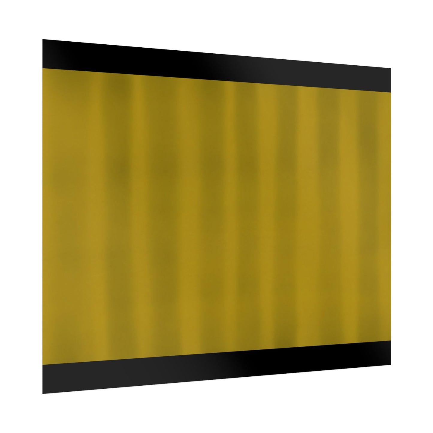Gold Minimalist Rolled Poster — Modern Metallic Wall Art