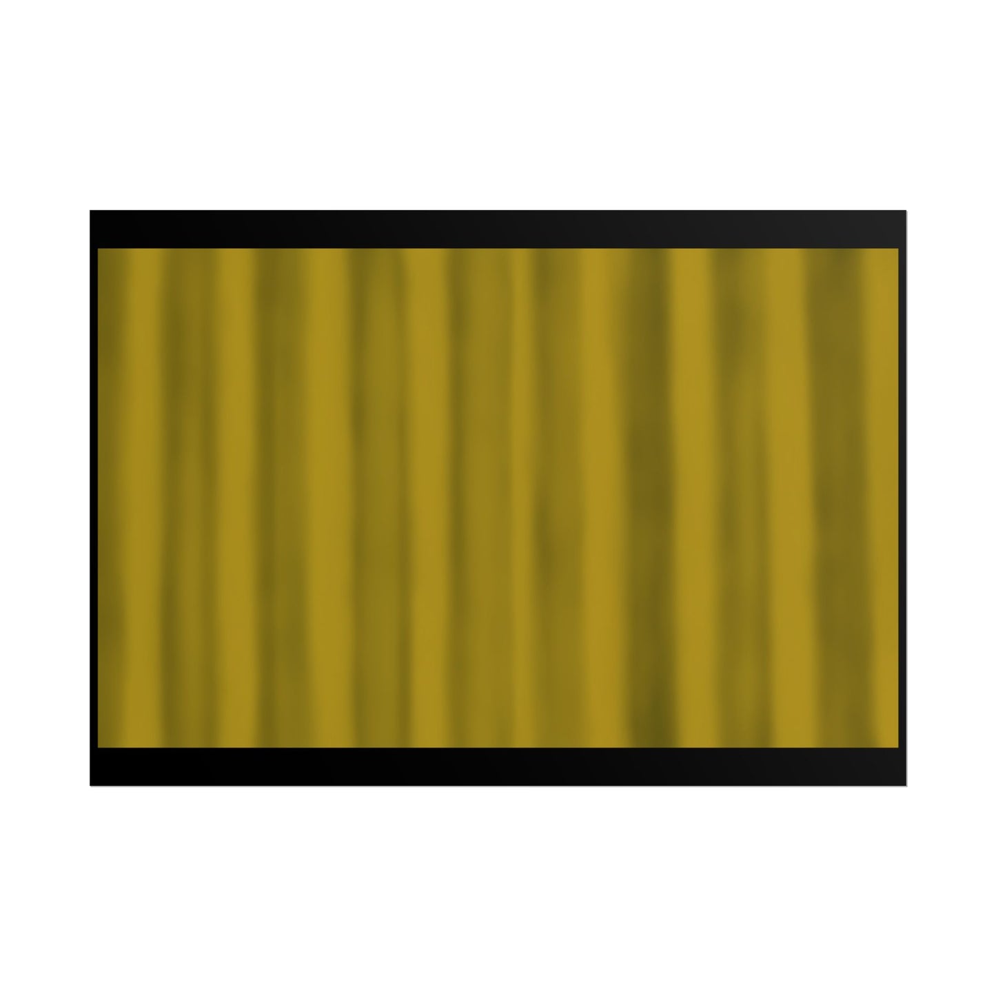 Gold Curtain Rolled Poster — Theater Stage Wall Art
