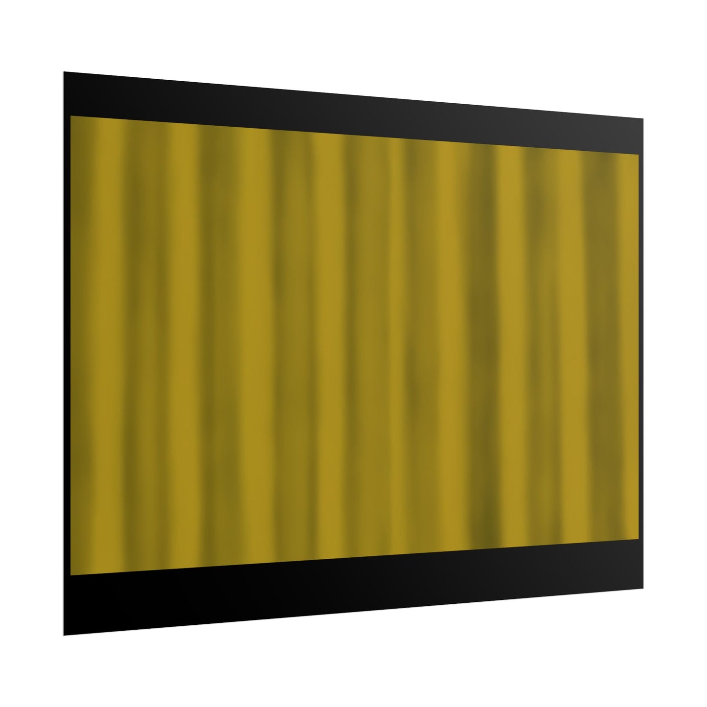 Gold Curtain Rolled Poster — Theater Stage Wall Art