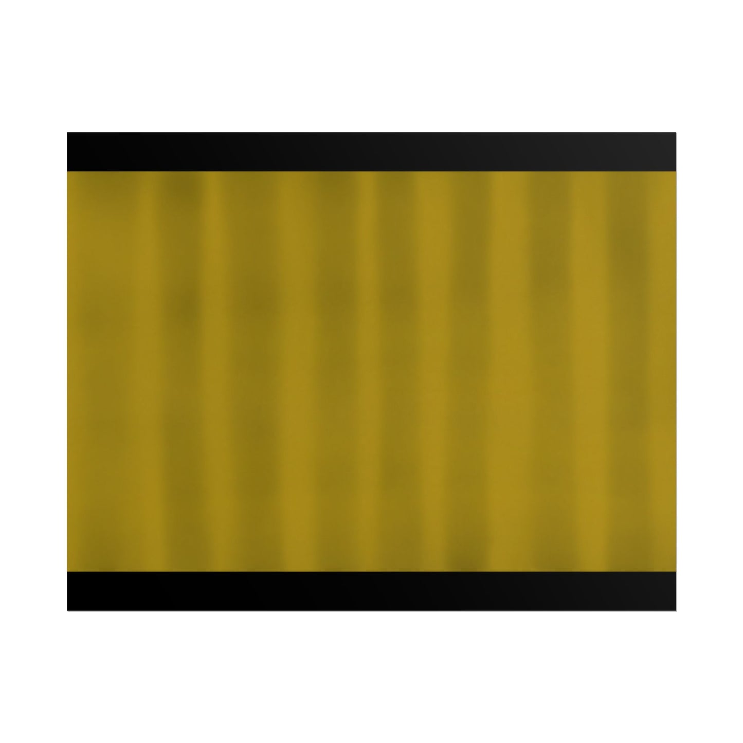 Gold Minimalist Rolled Poster — Modern Metallic Wall Art