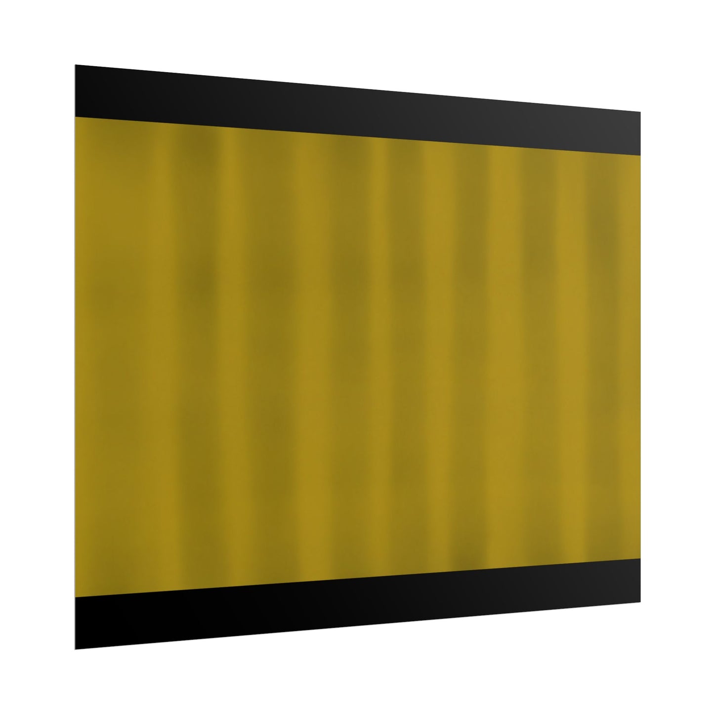 Gold Minimalist Rolled Poster — Modern Metallic Wall Art