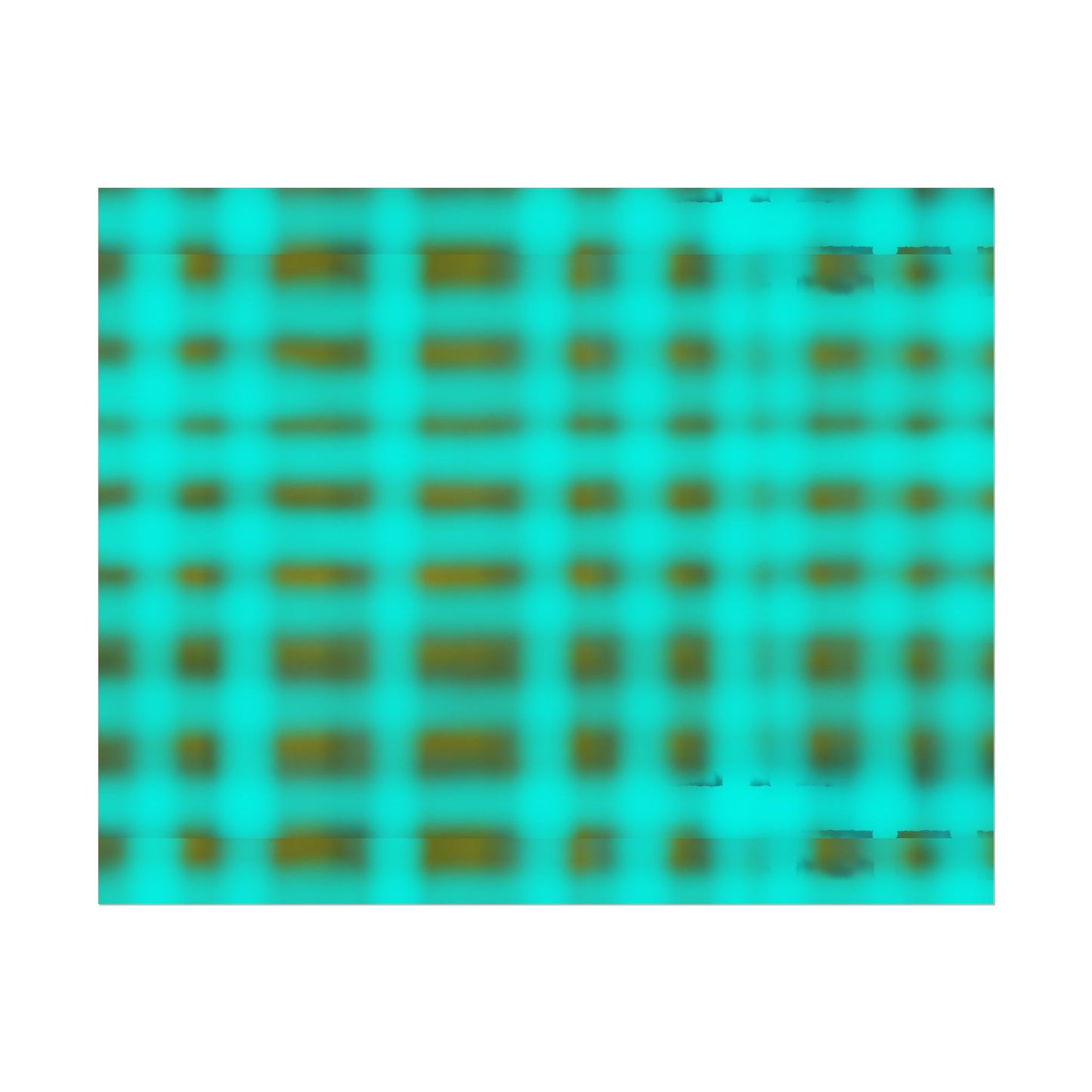 Teal Grid Abstract Poster — Modern Geometric Wall Art