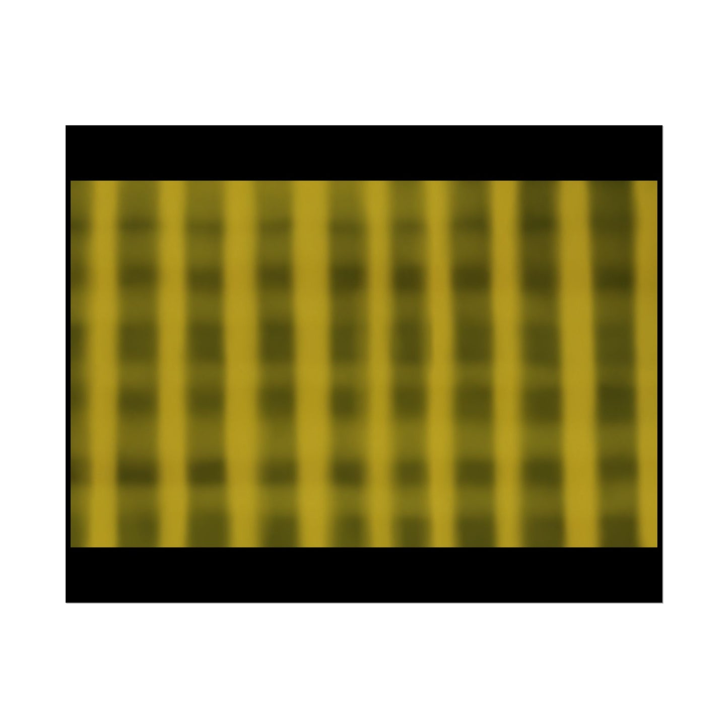 Abstract Yellow Grid Poster — Modern Geometric Wall Art