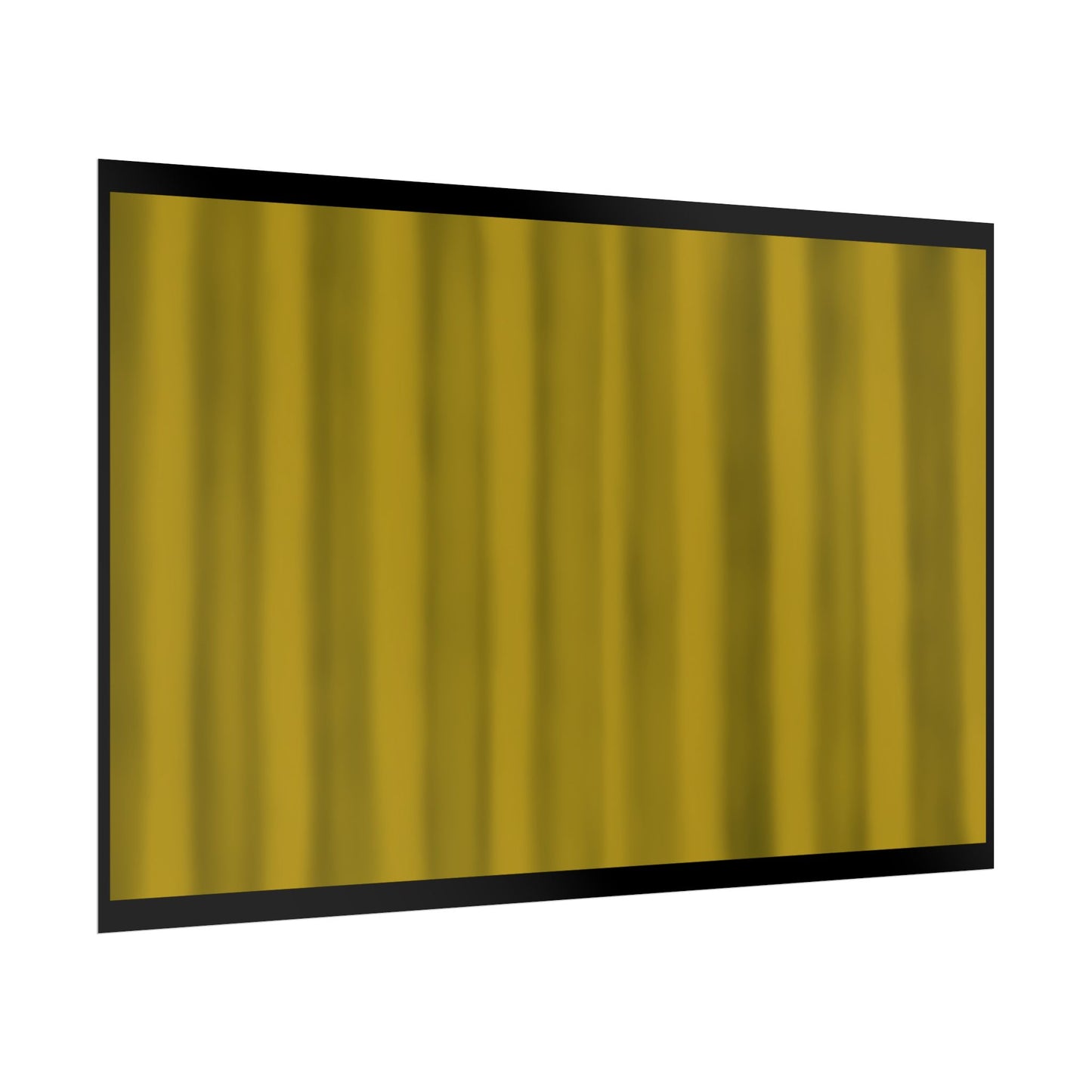 Gold Curtain Rolled Poster — Theater Stage Wall Art