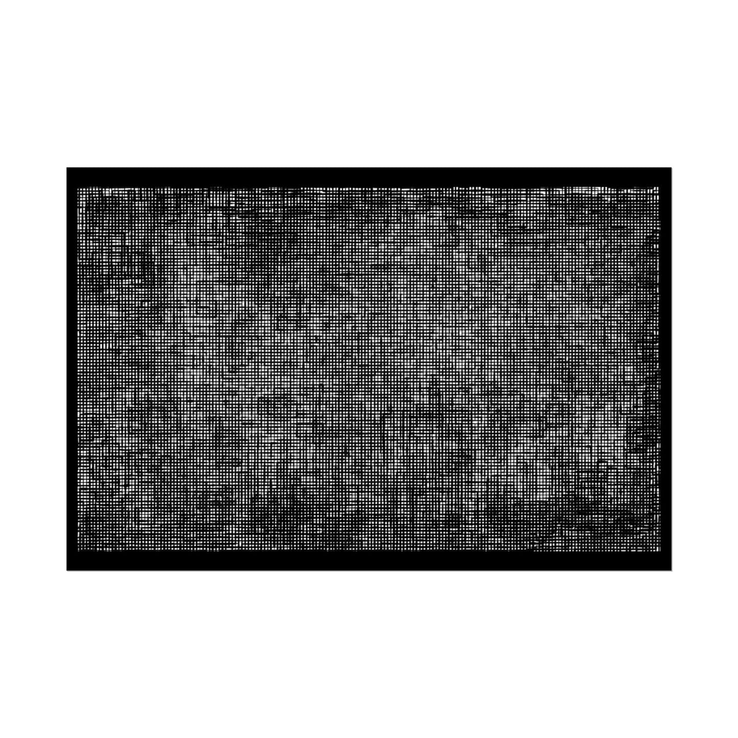 Grunge Black Texture Poster  "Shadow figures"— Distressed Vintage Wall Art (Rolled Poster)