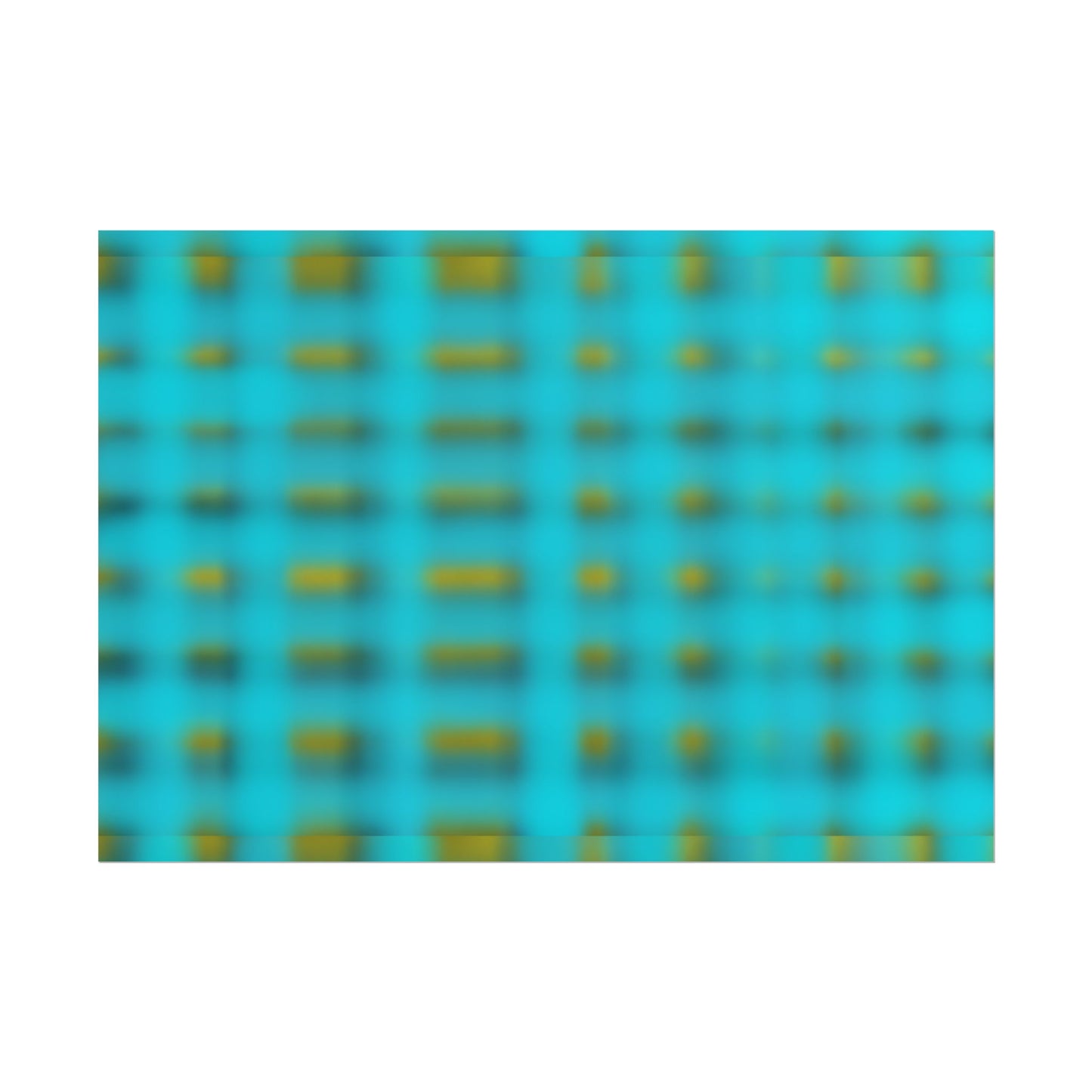 Abstract Turquoise Grid Poster — Modern Geometric Wall Art