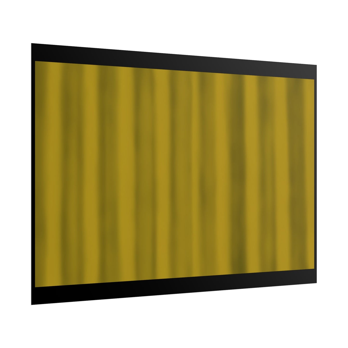 Gold Curtain Rolled Poster — Theater Stage Wall Art