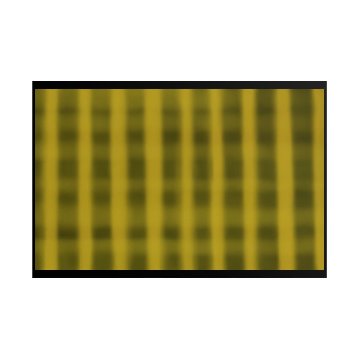 Abstract Yellow Grid Poster — Modern Geometric Wall Art