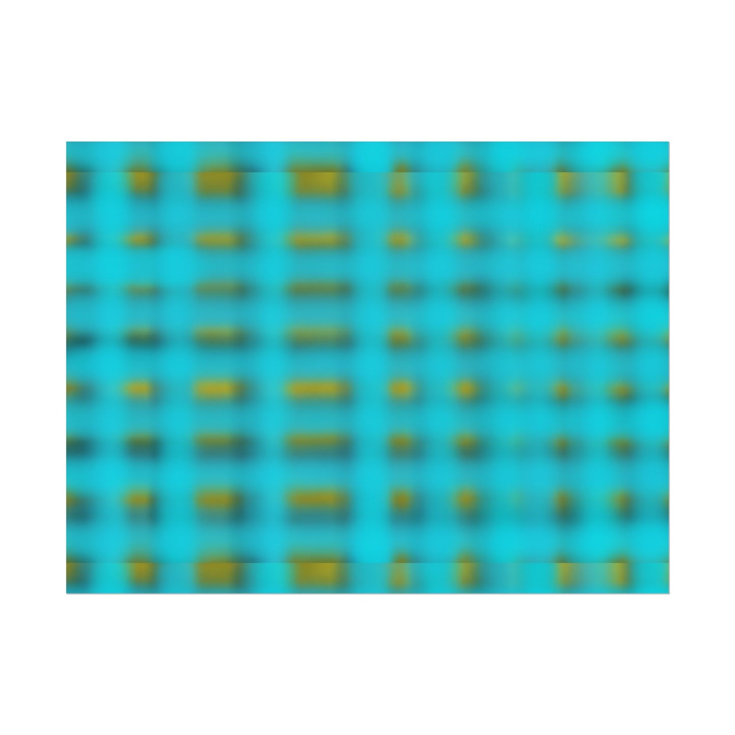 Abstract Turquoise Grid Poster — Modern Geometric Wall Art