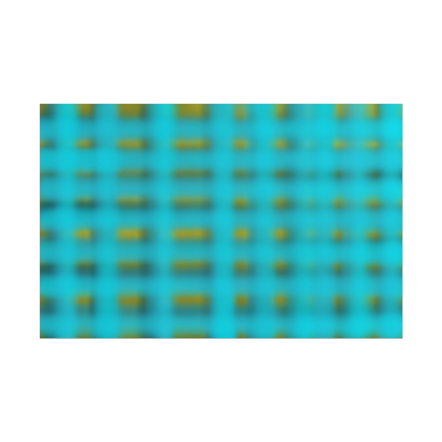 Abstract Turquoise Grid Poster — Modern Geometric Wall Art