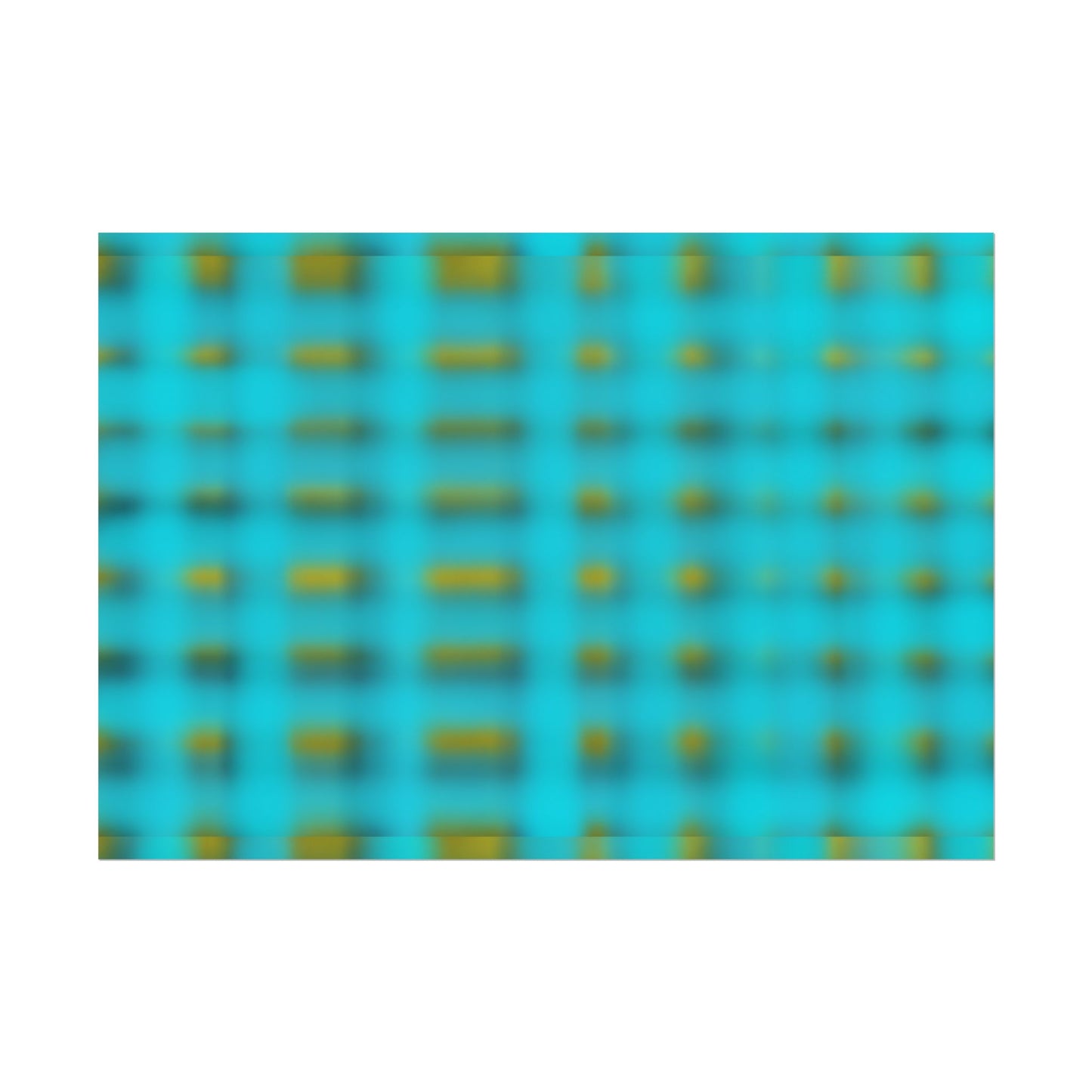 Abstract Turquoise Grid Poster — Modern Geometric Wall Art