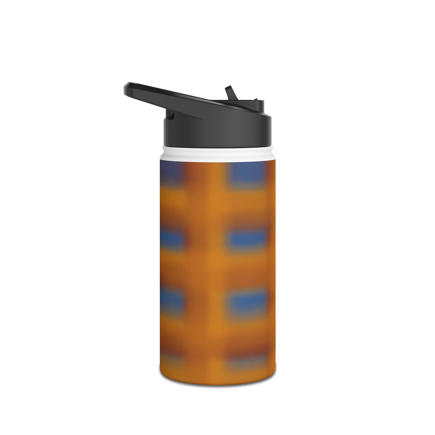 Amber Stripe Stainless Steel Water Bottle