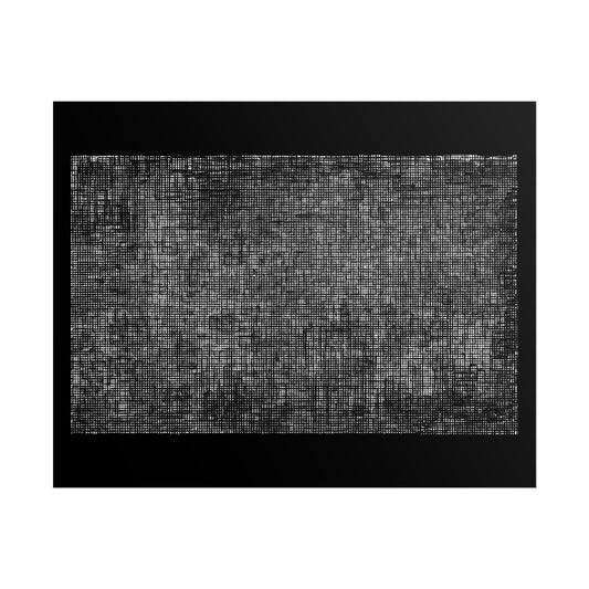 Grunge Black Texture Poster  "Shadow figures"— Distressed Vintage Wall Art (Rolled Poster)