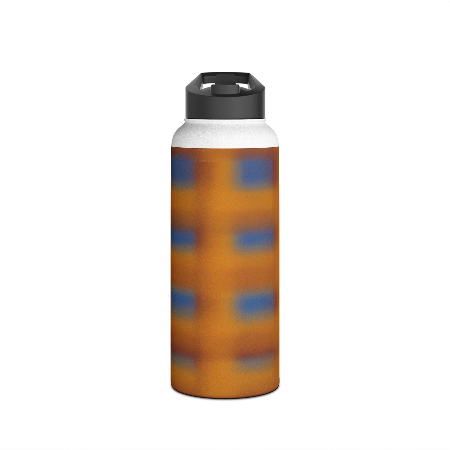 Amber Stripe Stainless Steel Water Bottle