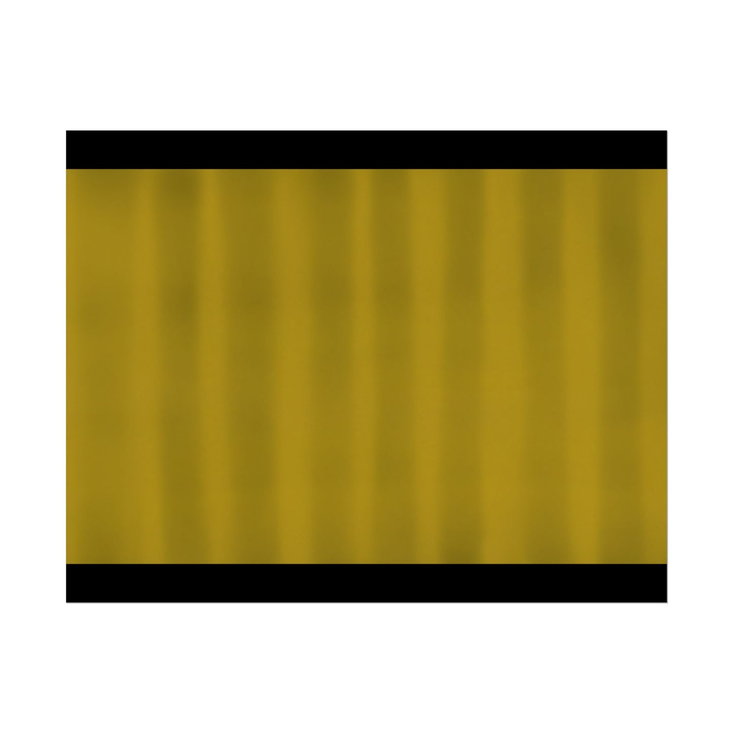 Gold Minimalist Rolled Poster — Modern Metallic Wall Art