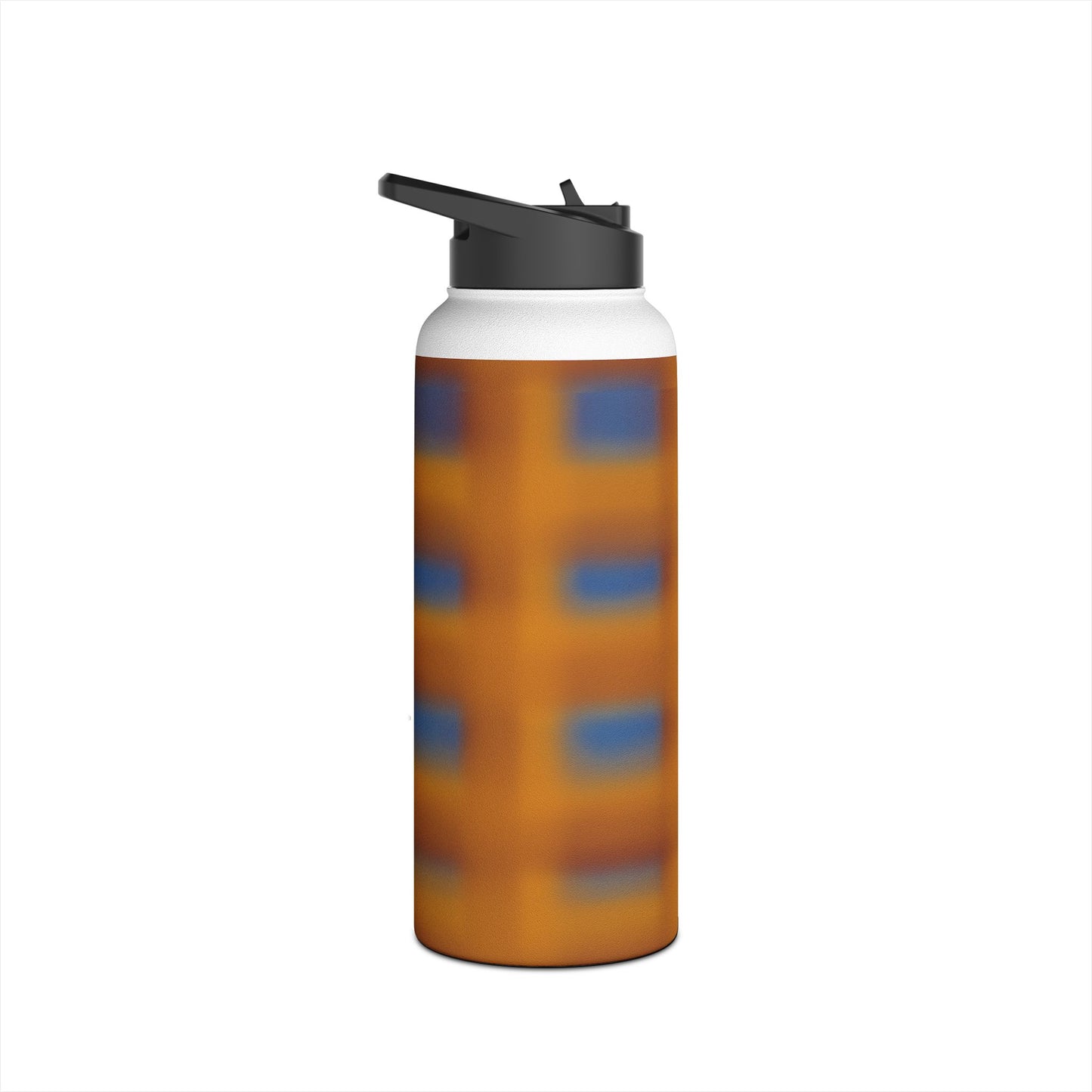 Amber Stripe Stainless Steel Water Bottle