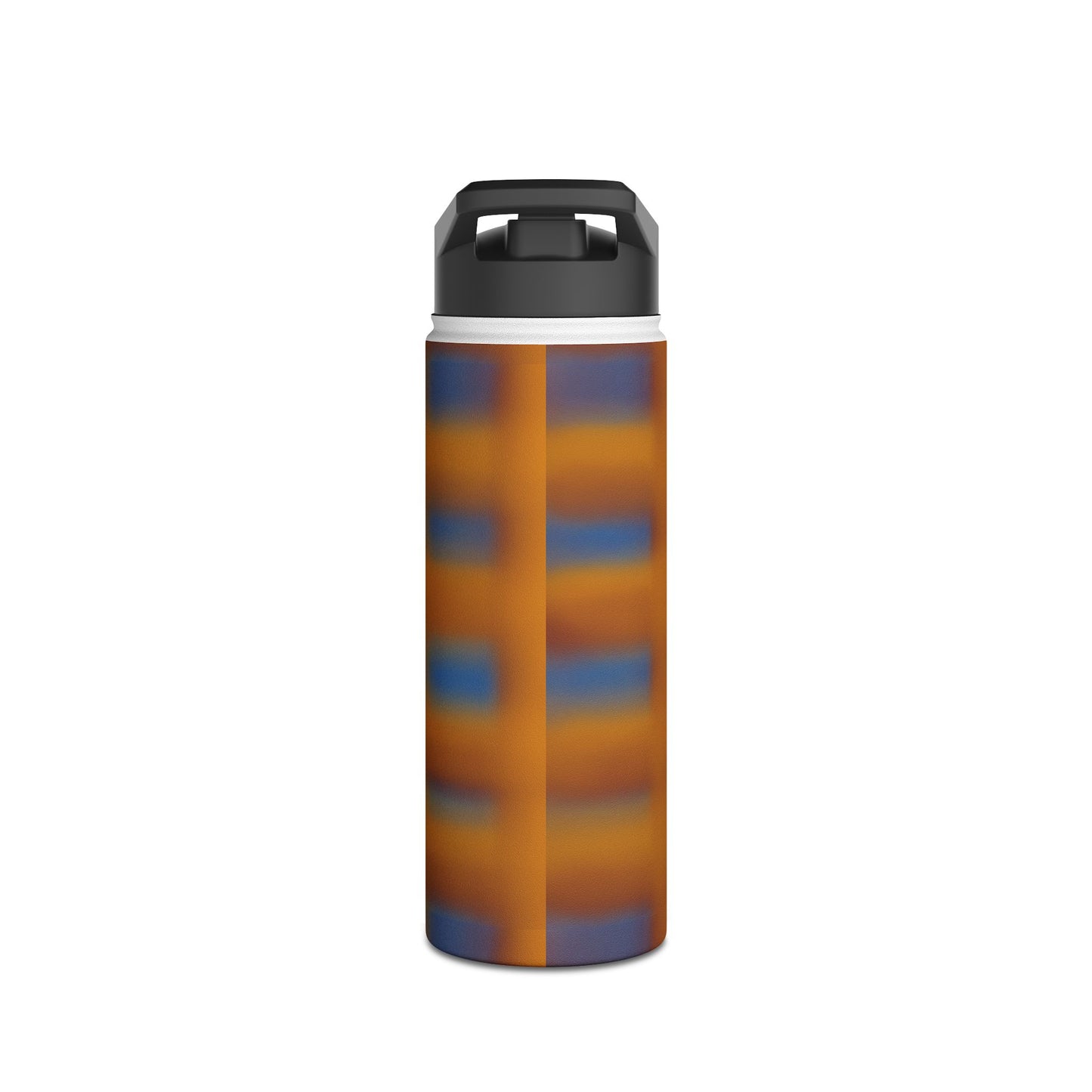 Amber Stripe Stainless Steel Water Bottle