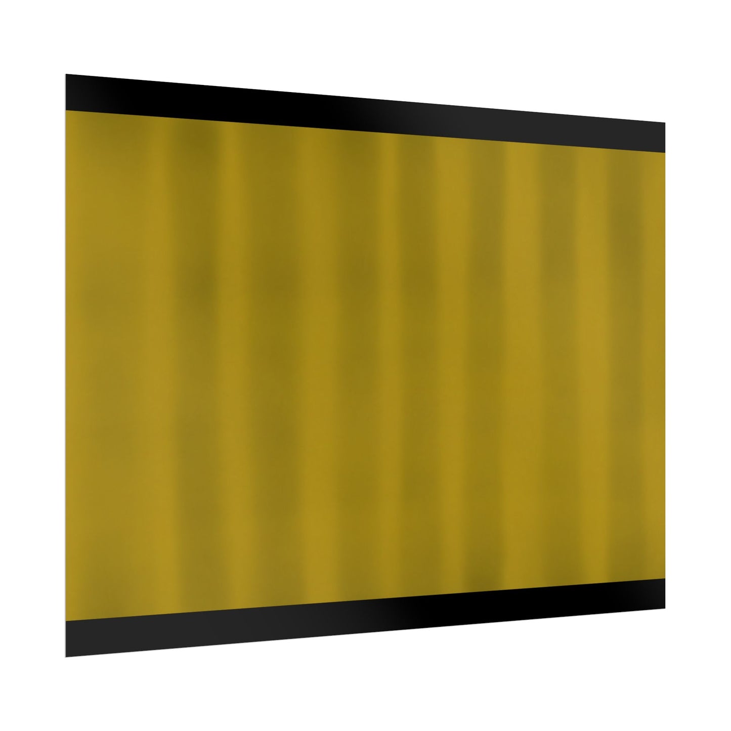Gold Minimalist Rolled Poster — Modern Metallic Wall Art