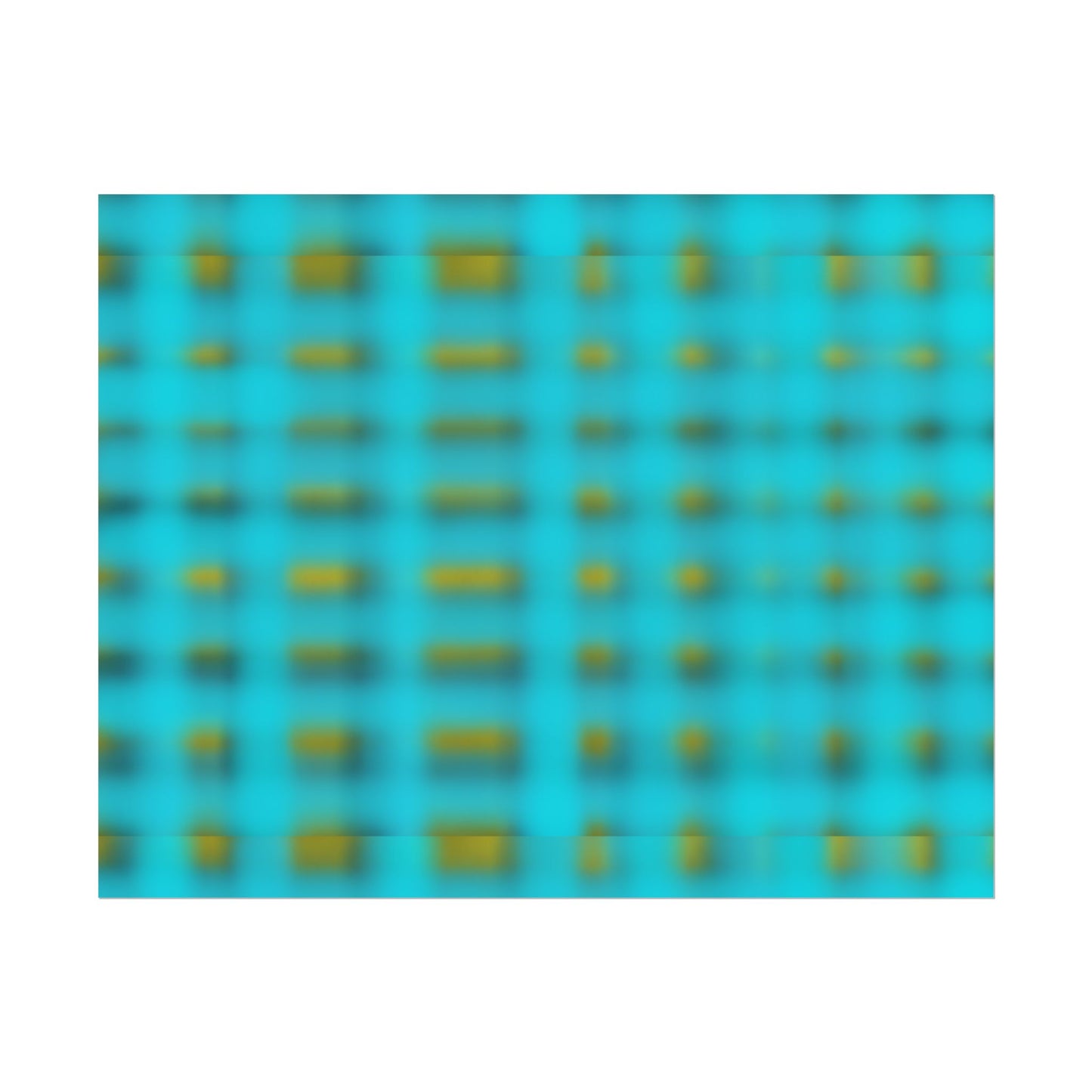 Abstract Turquoise Grid Poster — Modern Geometric Wall Art