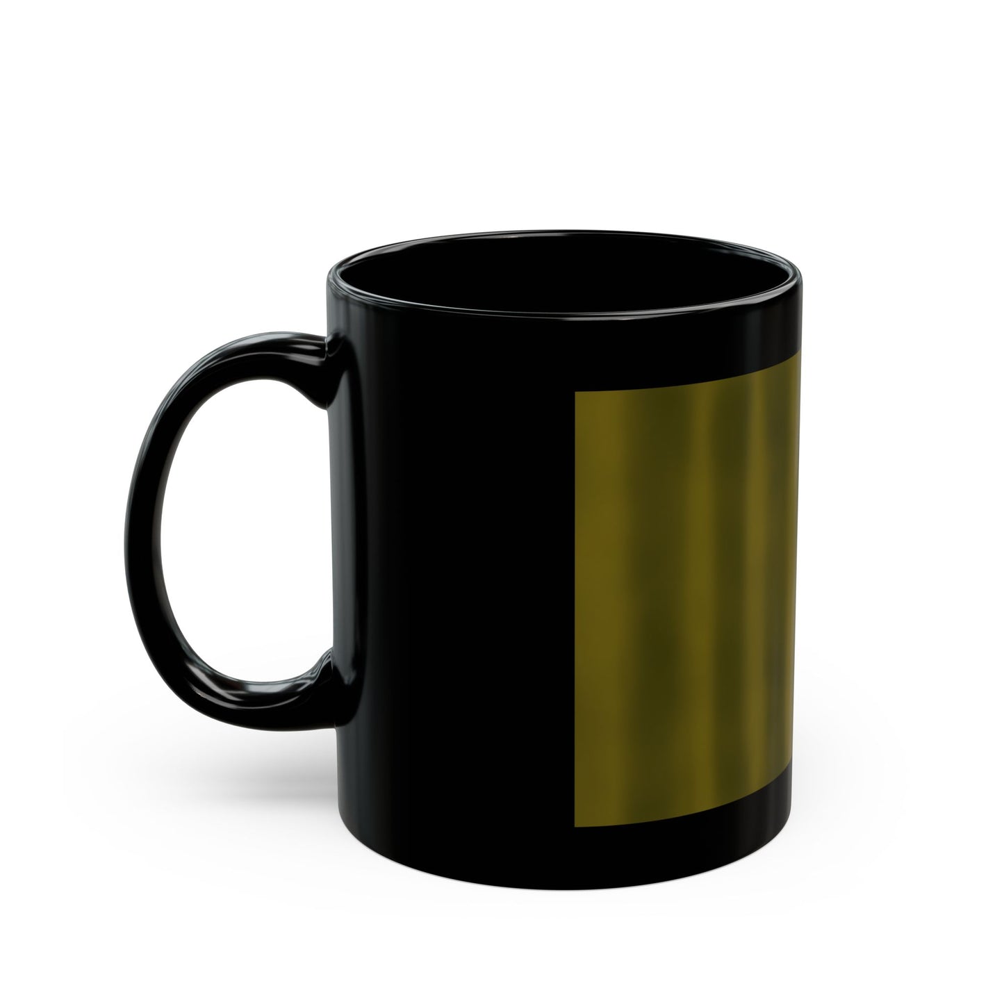 gold Striped Black Mug – 11oz & 15oz ceramic mug