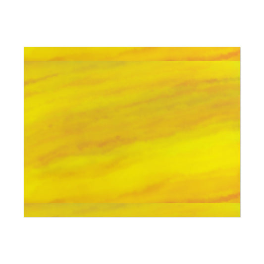 warm sunlight sunset clouds Poster