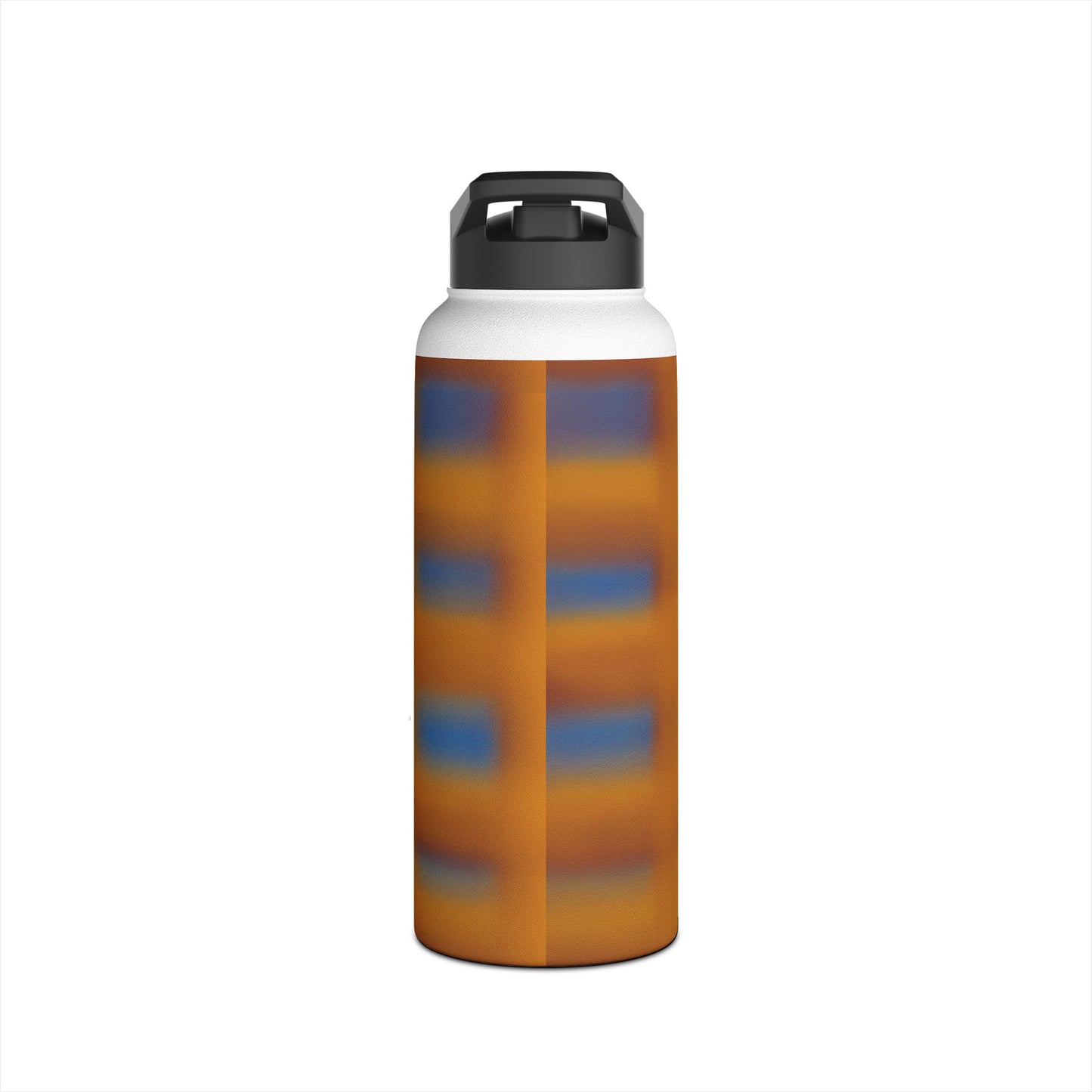 Amber Stripe Stainless Steel Water Bottle
