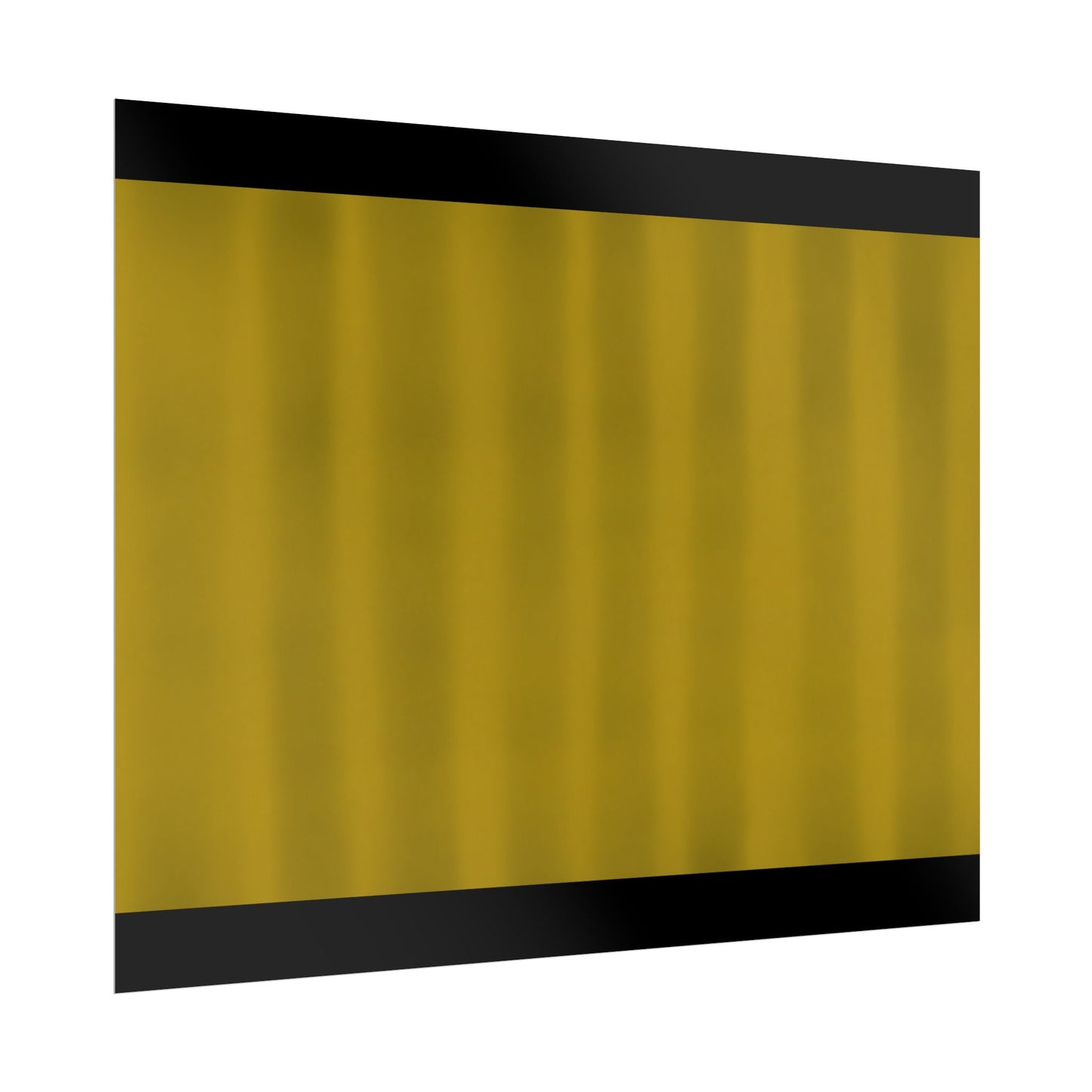 Gold Minimalist Rolled Poster — Modern Metallic Wall Art