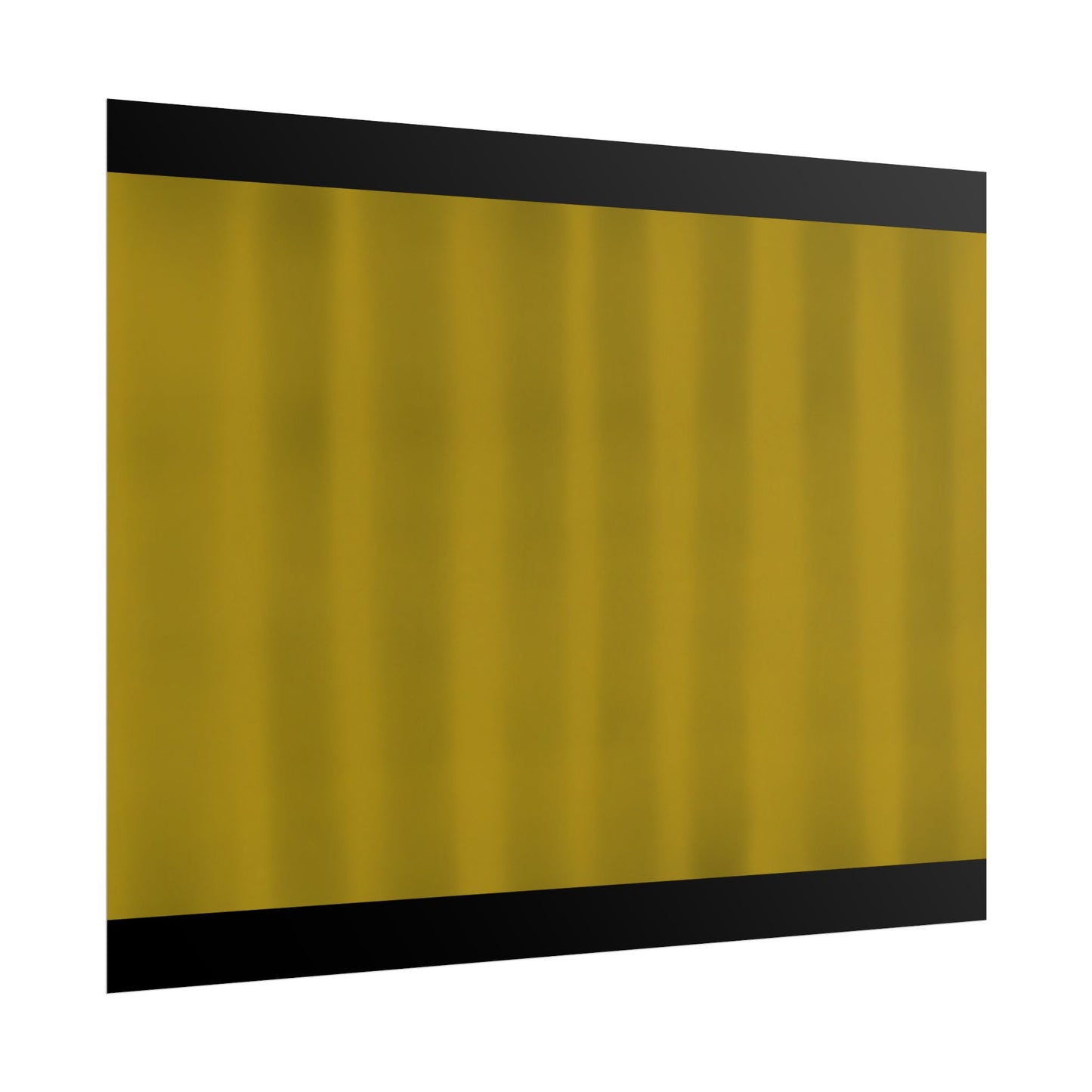 Gold Minimalist Rolled Poster — Modern Metallic Wall Art