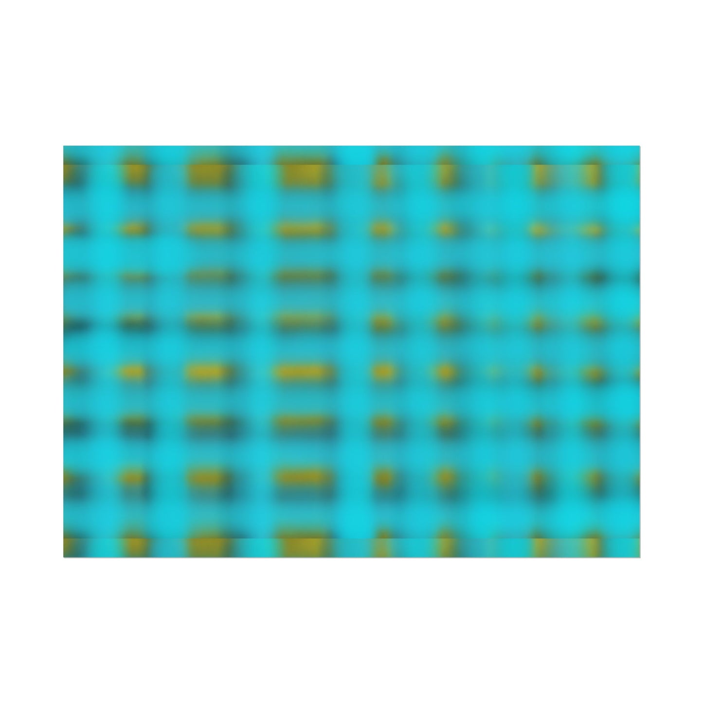 Abstract Turquoise Grid Poster — Modern Geometric Wall Art