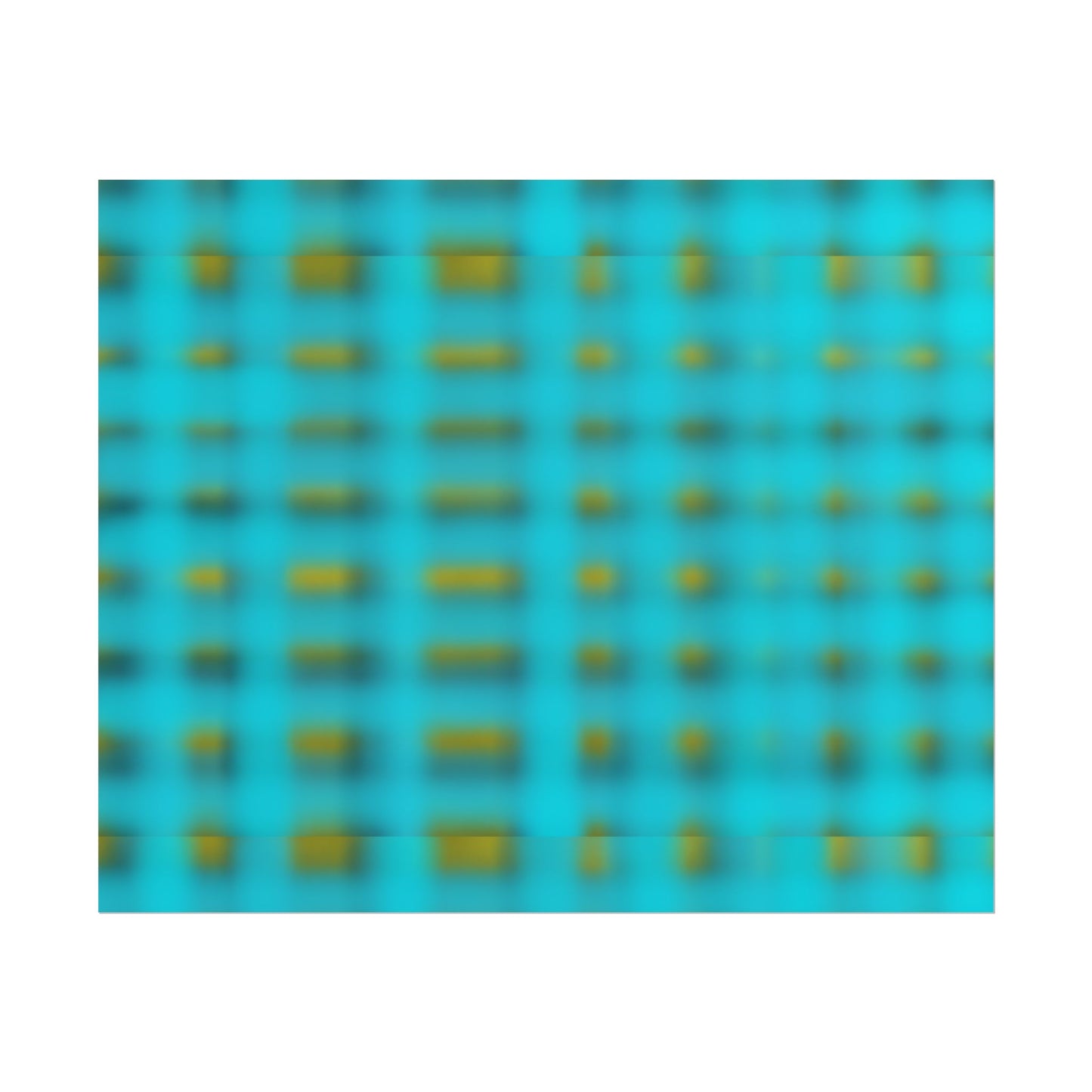 Abstract Turquoise Grid Poster — Modern Geometric Wall Art