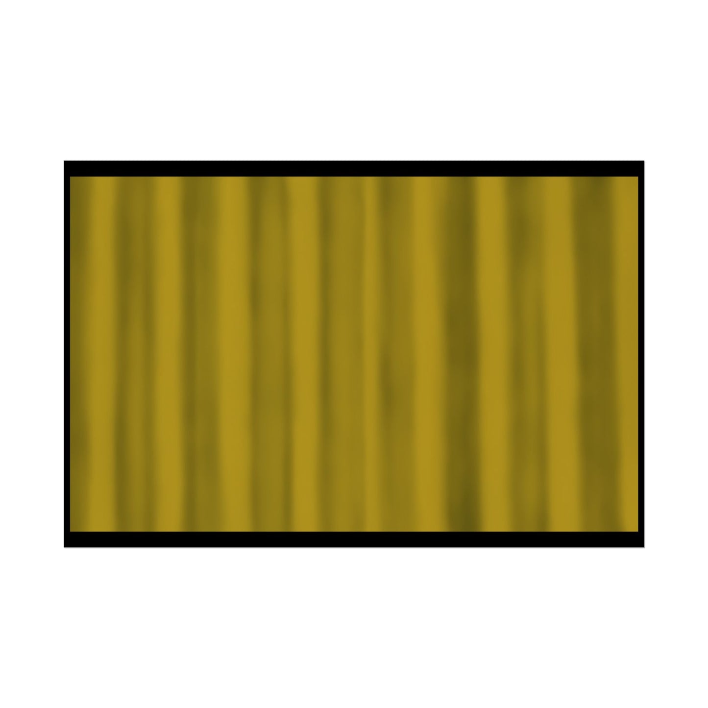 Gold Curtain Rolled Poster — Theater Stage Wall Art