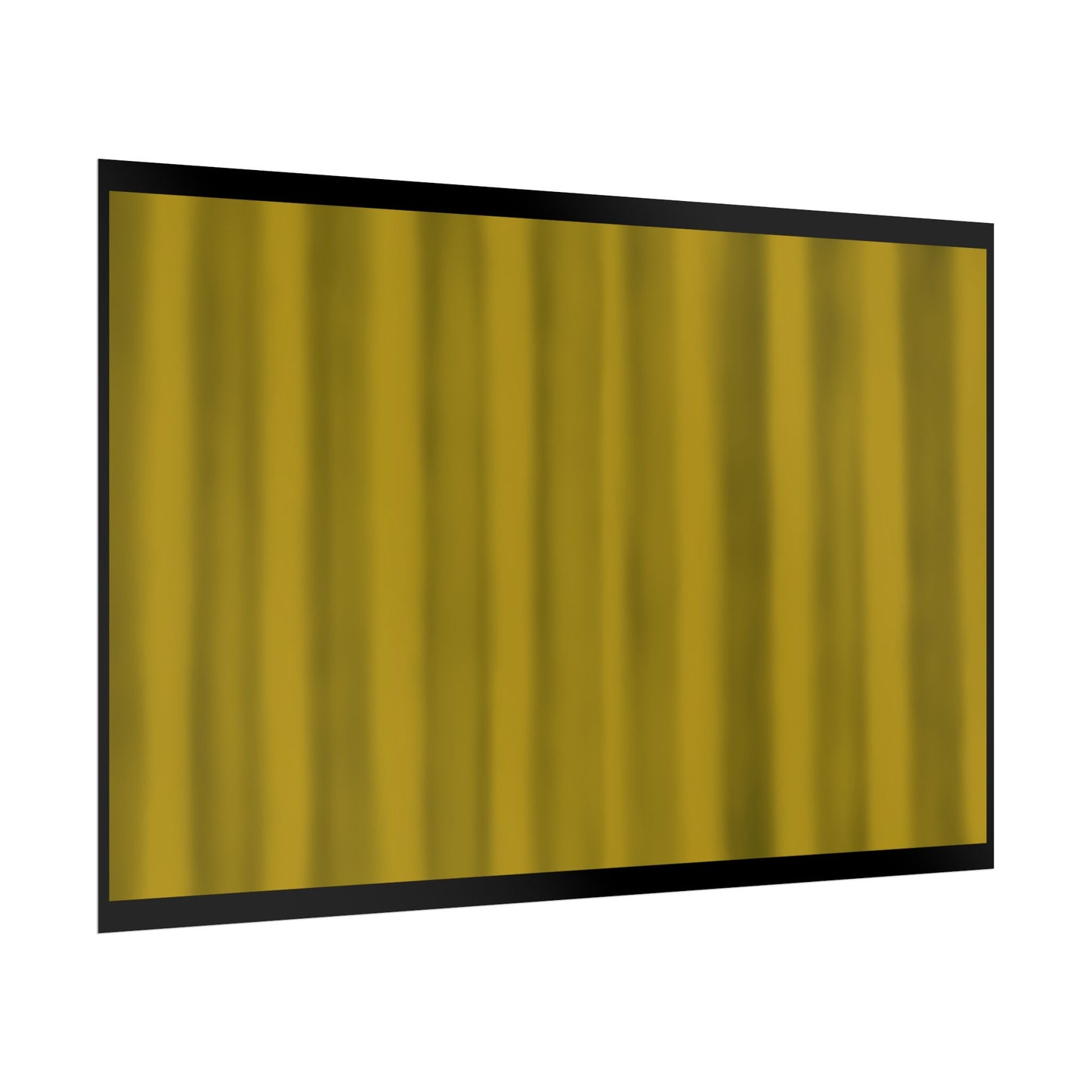 Gold Curtain Rolled Poster — Theater Stage Wall Art
