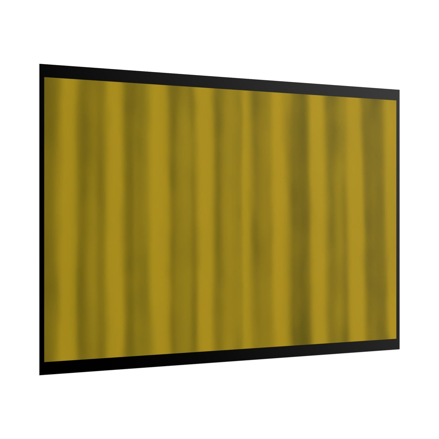 Gold Curtain Rolled Poster — Theater Stage Wall Art