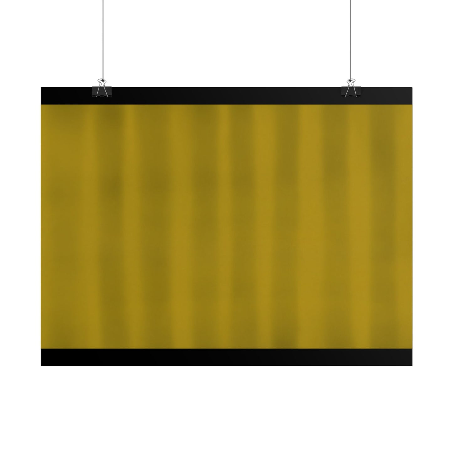 Gold Minimalist Rolled Poster — Modern Metallic Wall Art