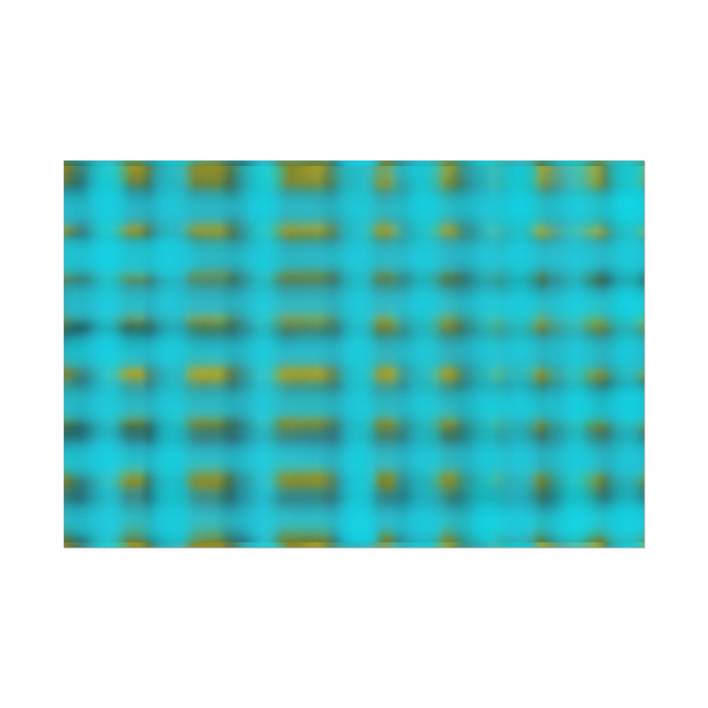 Abstract Turquoise Grid Poster — Modern Geometric Wall Art