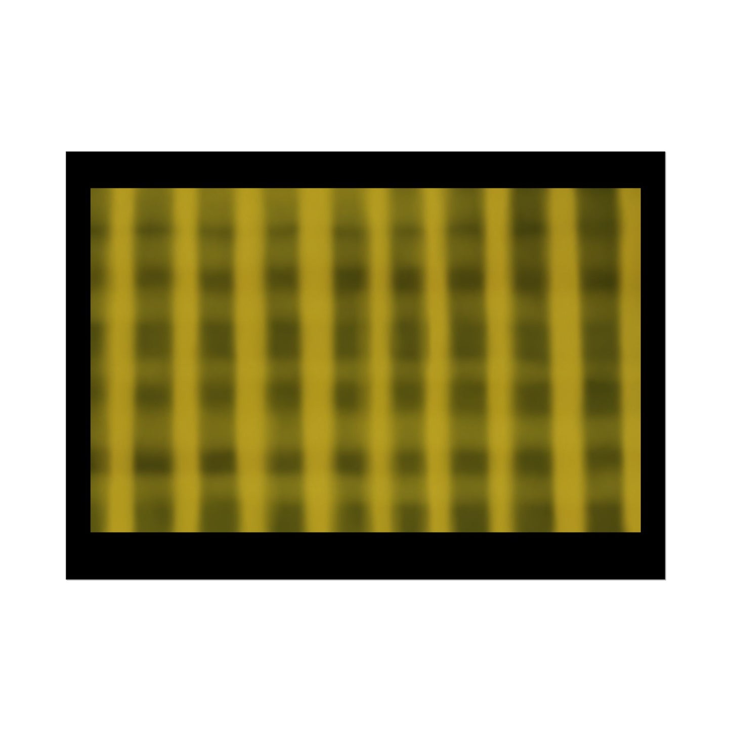 Abstract Yellow Grid Poster — Modern Geometric Wall Art