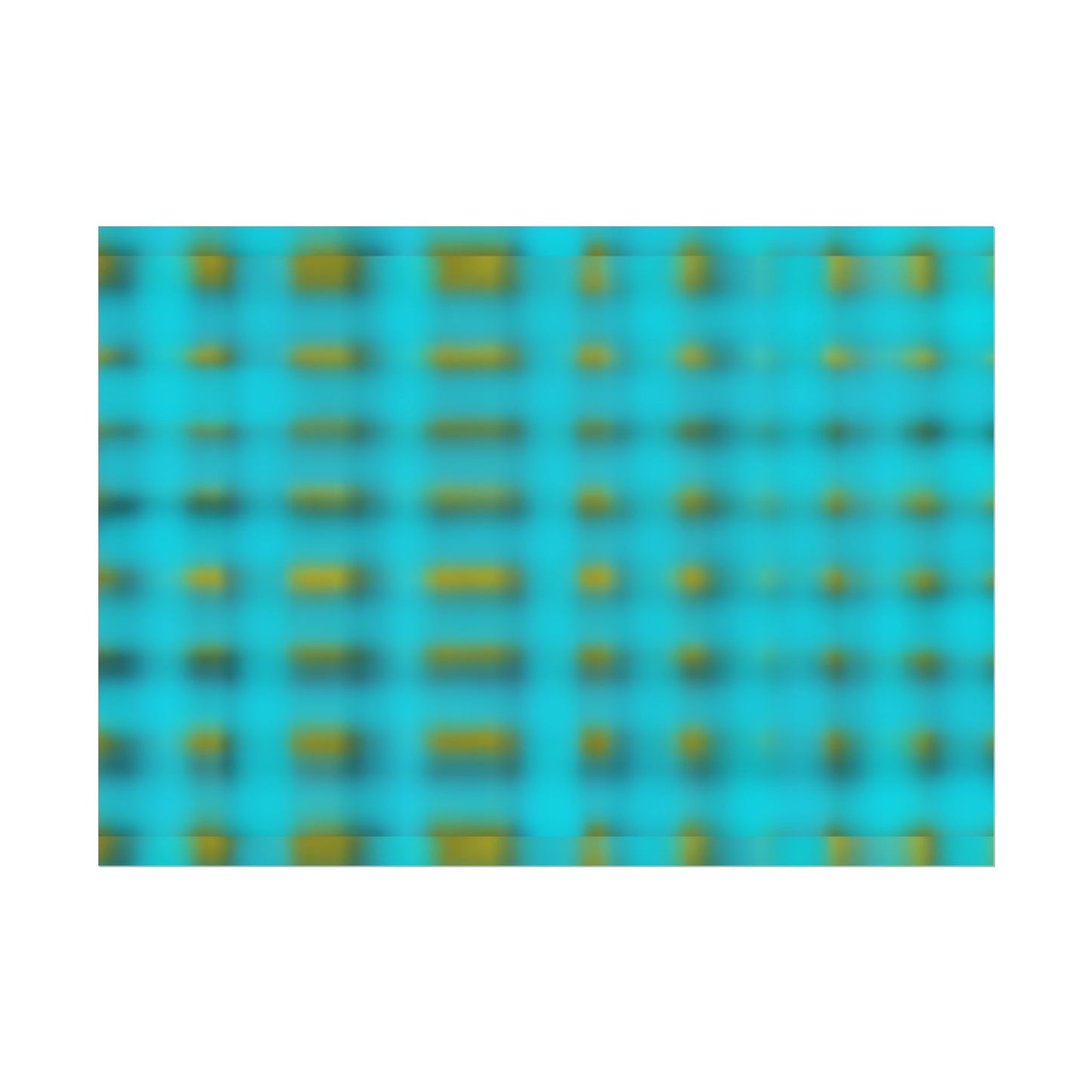 Abstract Turquoise Grid Poster — Modern Geometric Wall Art