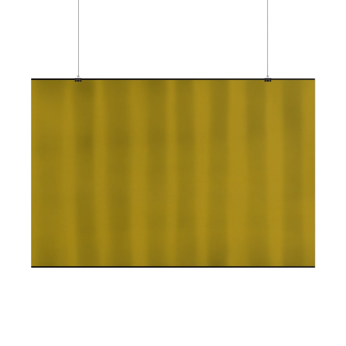 Gold Minimalist Rolled Poster — Modern Metallic Wall Art