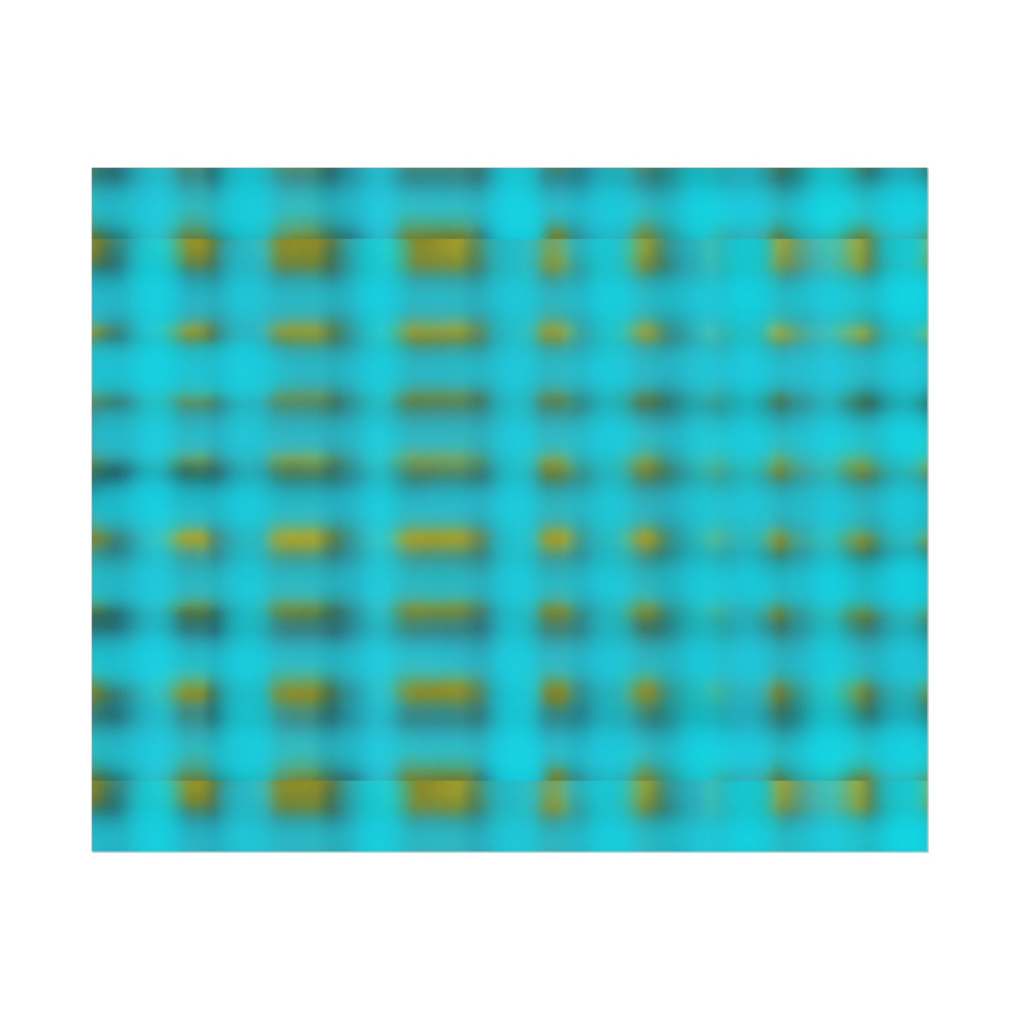 Abstract Turquoise Grid Poster — Modern Geometric Wall Art