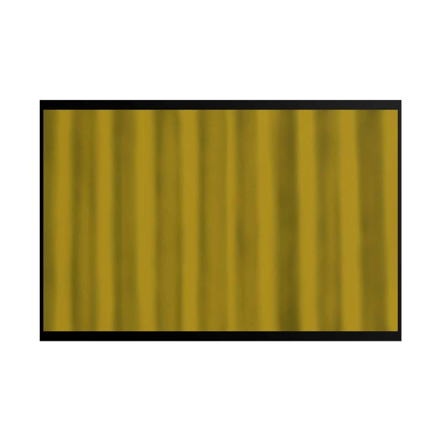 Gold Curtain Rolled Poster — Theater Stage Wall Art