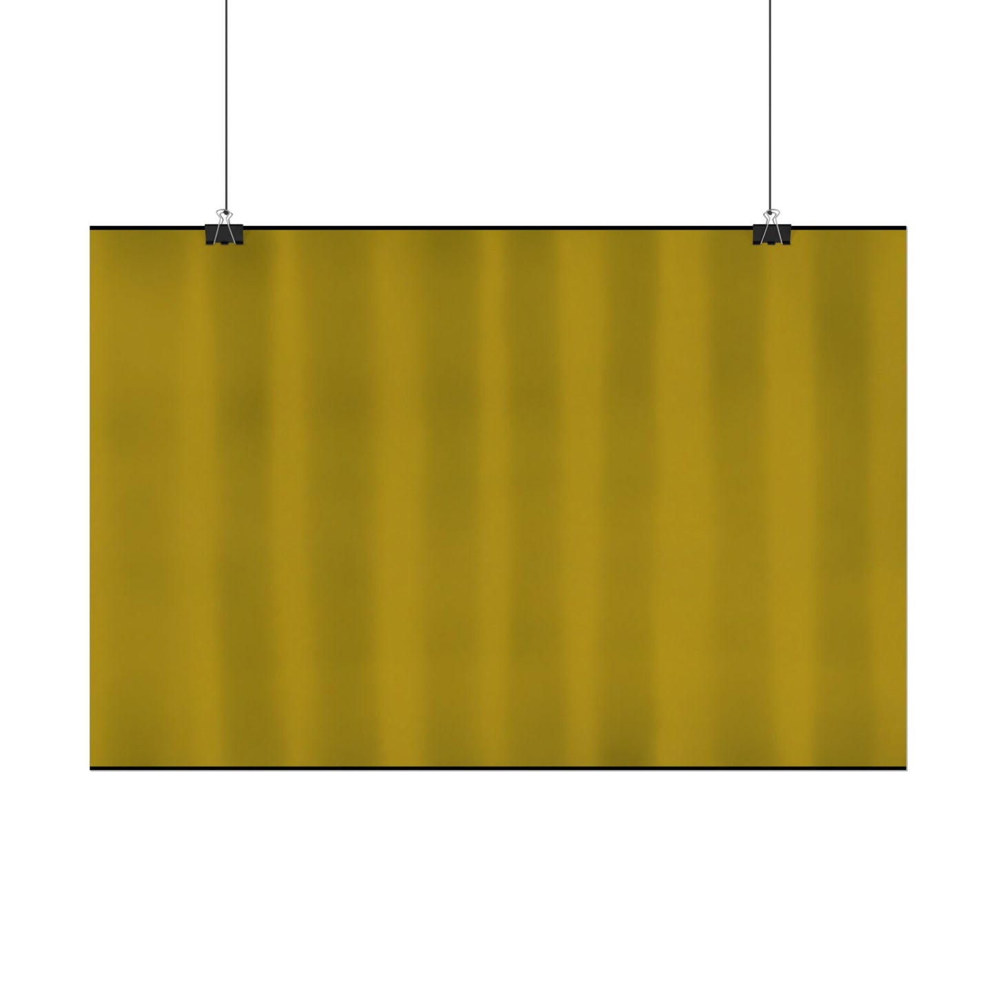 Gold Minimalist Rolled Poster — Modern Metallic Wall Art