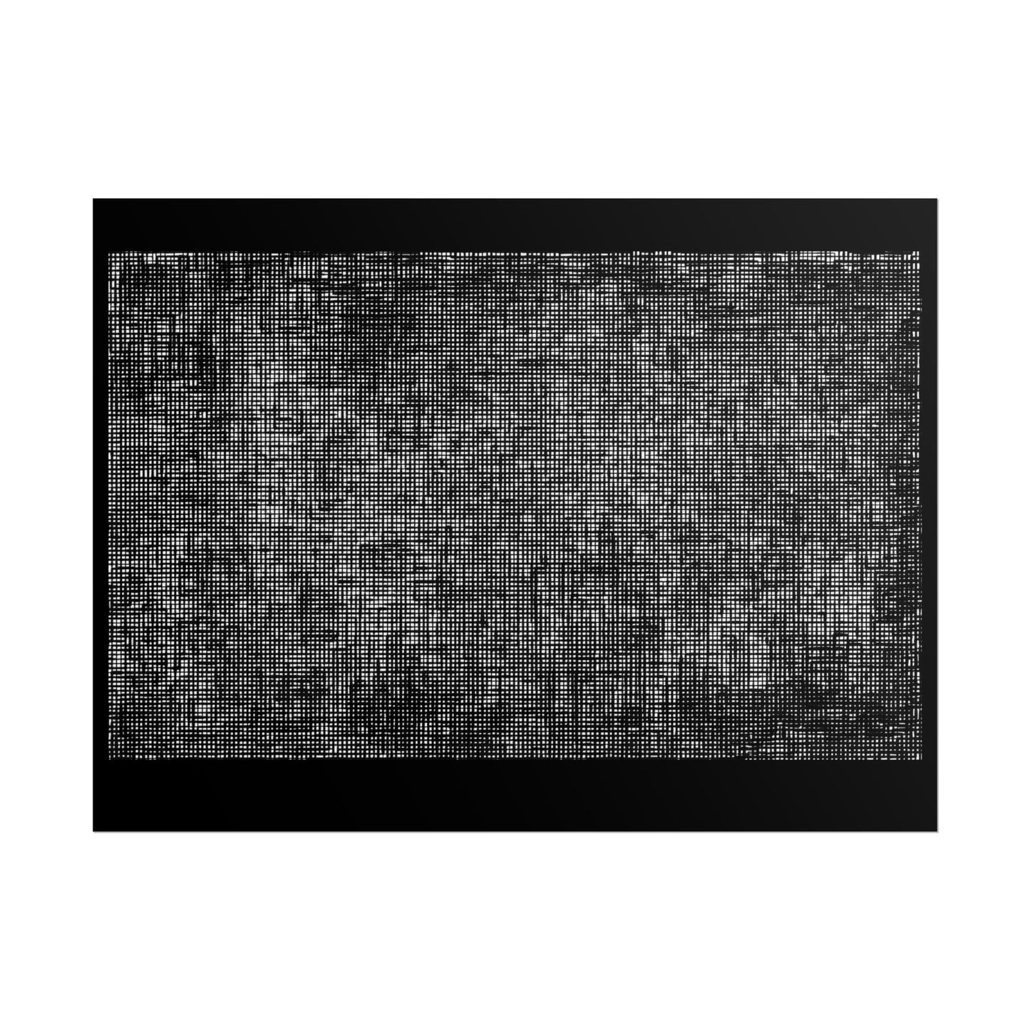 Grunge Black Texture Poster  "Shadow figures"— Distressed Vintage Wall Art (Rolled Poster)
